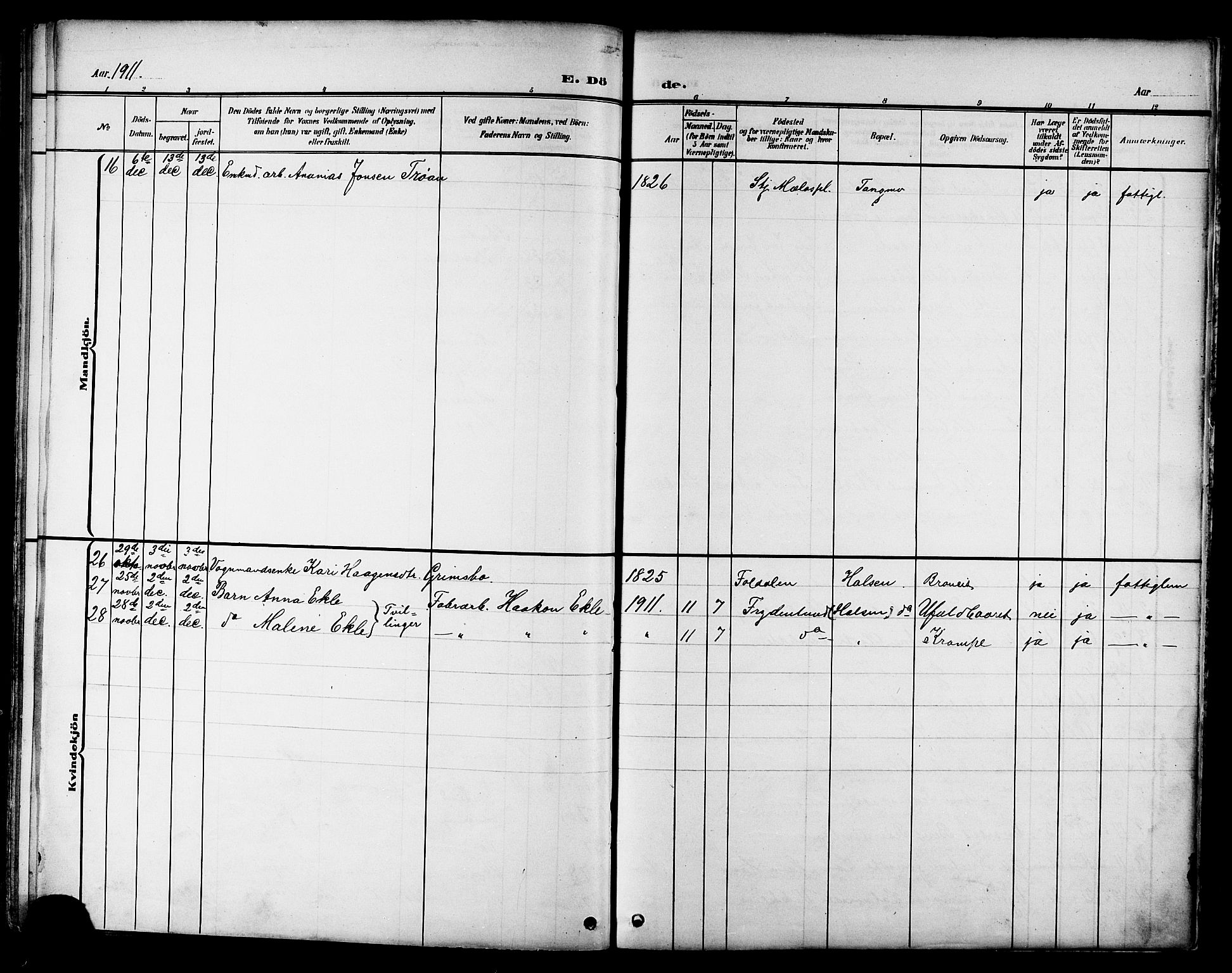 Ministerialprotokoller, klokkerbøker og fødselsregistre - Nord-Trøndelag, SAT/A-1458/709/L0087: Klokkerbok nr. 709C01, 1892-1913