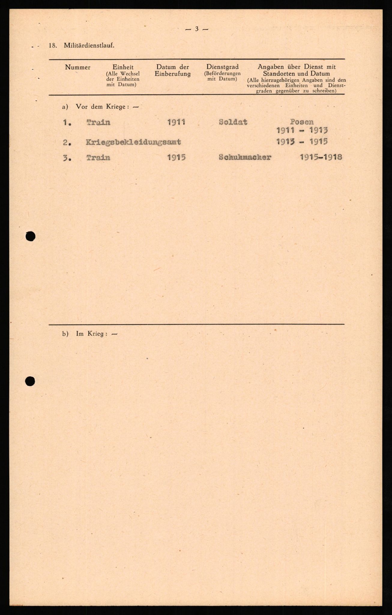 Forsvaret, Forsvarets overkommando II, RA/RAFA-3915/D/Db/L0029: CI Questionaires. Tyske okkupasjonsstyrker i Norge. Tyskere., 1945-1946, s. 143