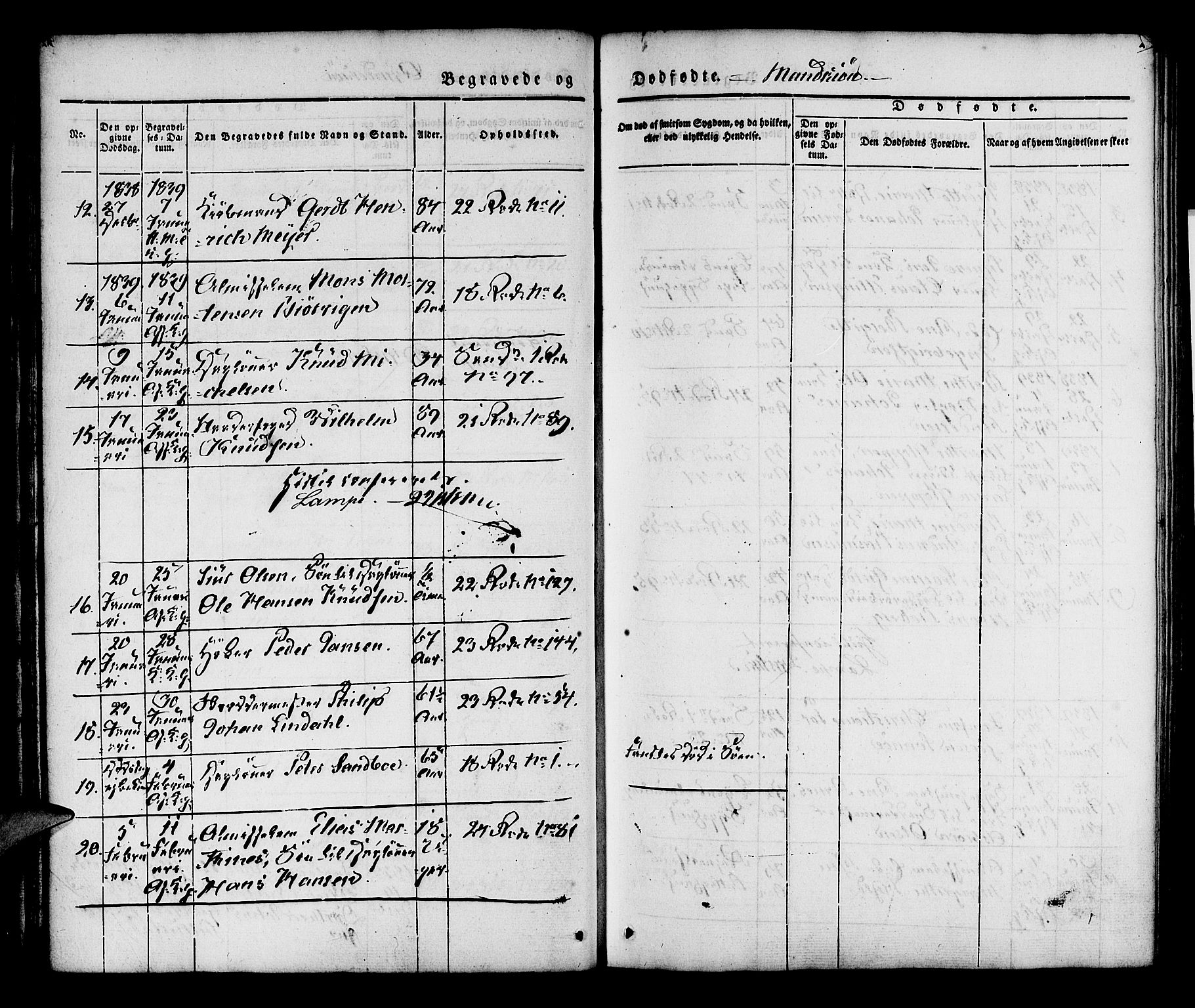 Korskirken sokneprestembete, AV/SAB-A-76101/H/Hab: Klokkerbok nr. E 1, 1837-1851, s. 23