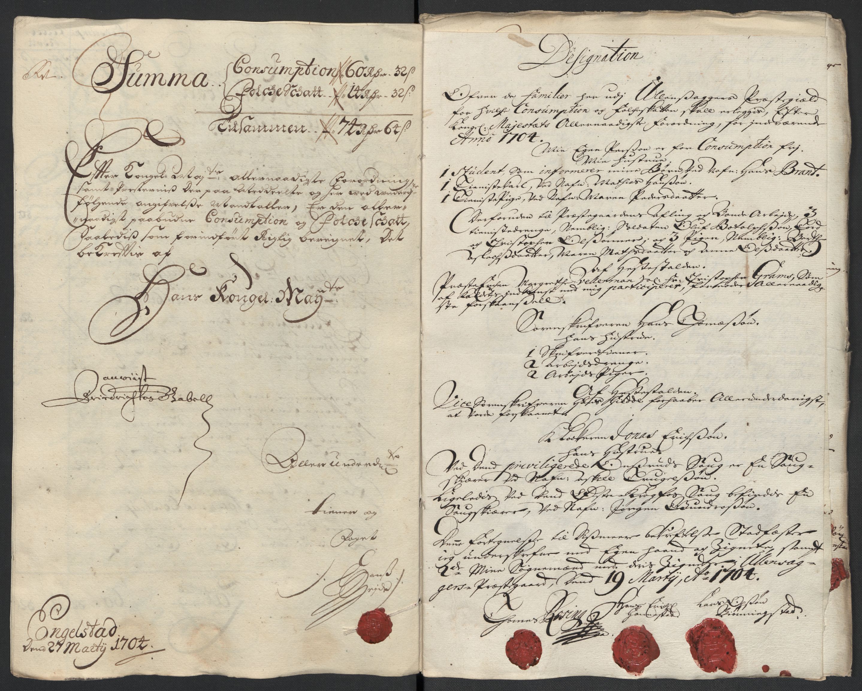 Rentekammeret inntil 1814, Reviderte regnskaper, Fogderegnskap, AV/RA-EA-4092/R12/L0717: Fogderegnskap Øvre Romerike, 1704-1705, s. 213