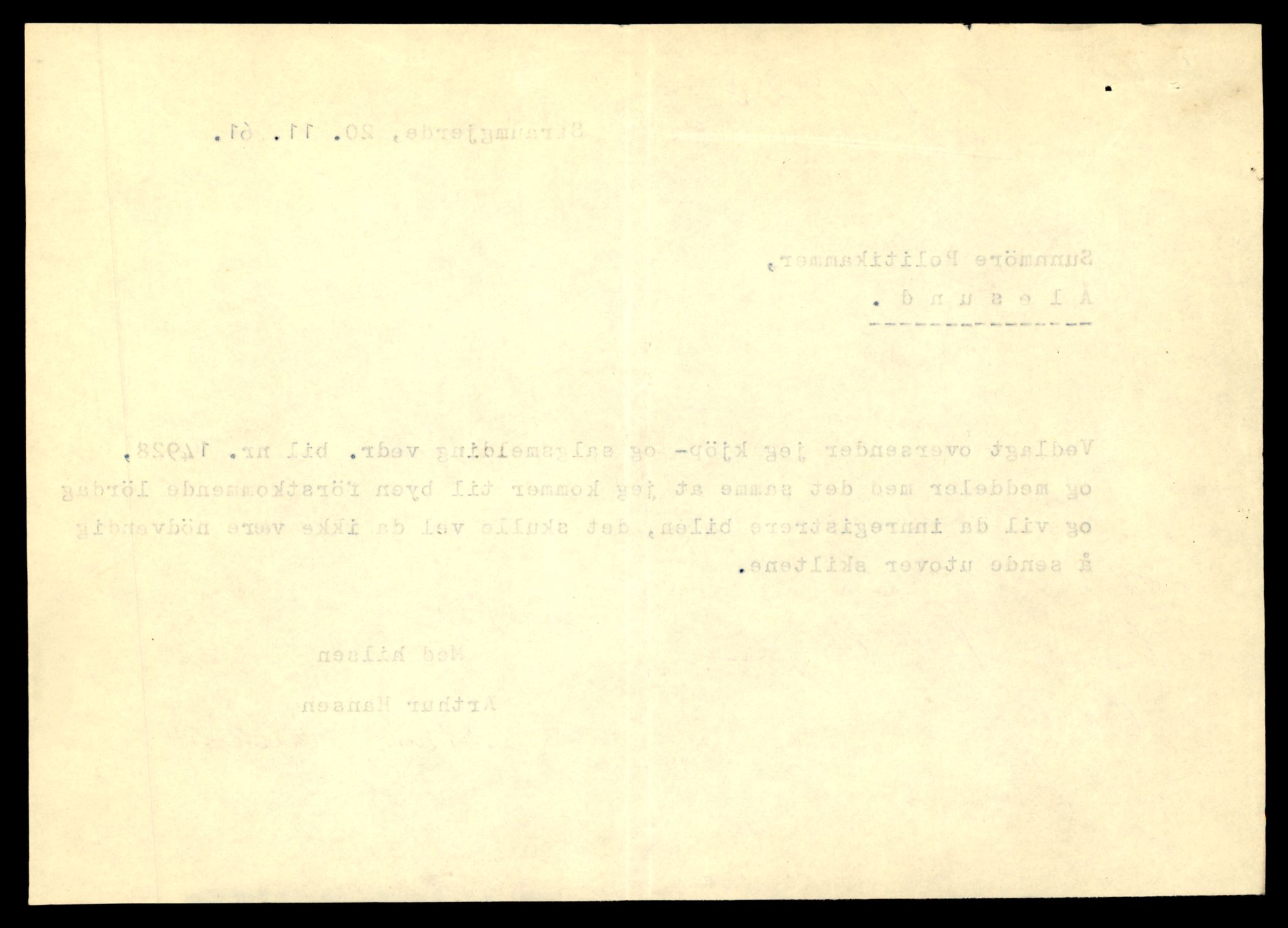Møre og Romsdal vegkontor - Ålesund trafikkstasjon, AV/SAT-A-4099/F/Fe/L0049: Registreringskort for kjøretøy T 14864 - T 18613, 1927-1998, s. 1458