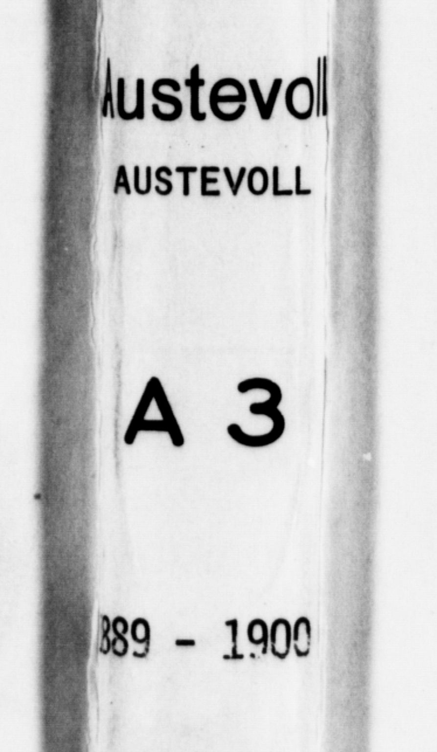 Austevoll Sokneprestembete, SAB/A-74201/H/Hab: Klokkerbok nr. A 3, 1889-1900