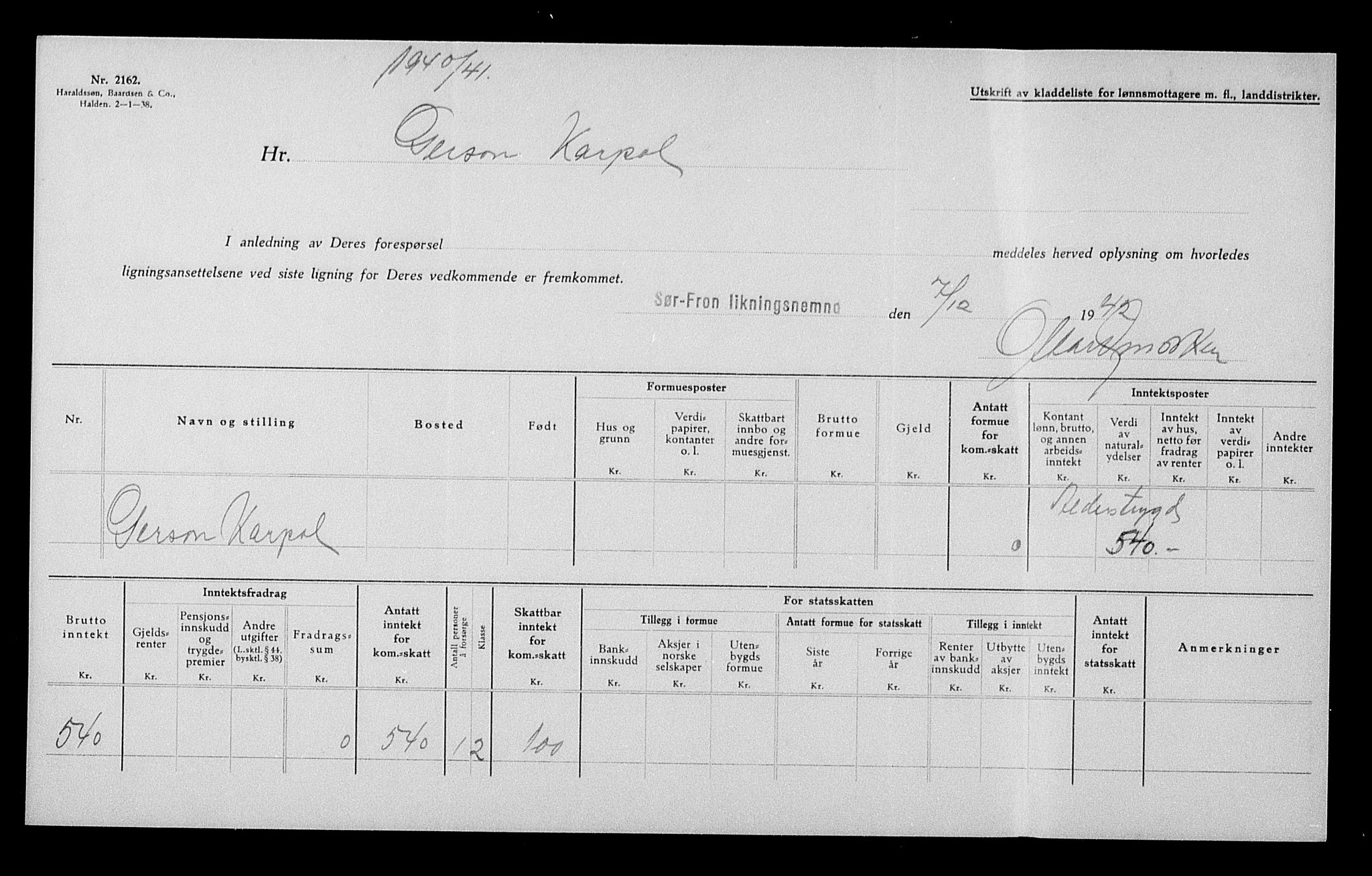 Justisdepartementet, Tilbakeføringskontoret for inndratte formuer, AV/RA-S-1564/H/Hc/Hcc/L0949: --, 1945-1947, s. 760