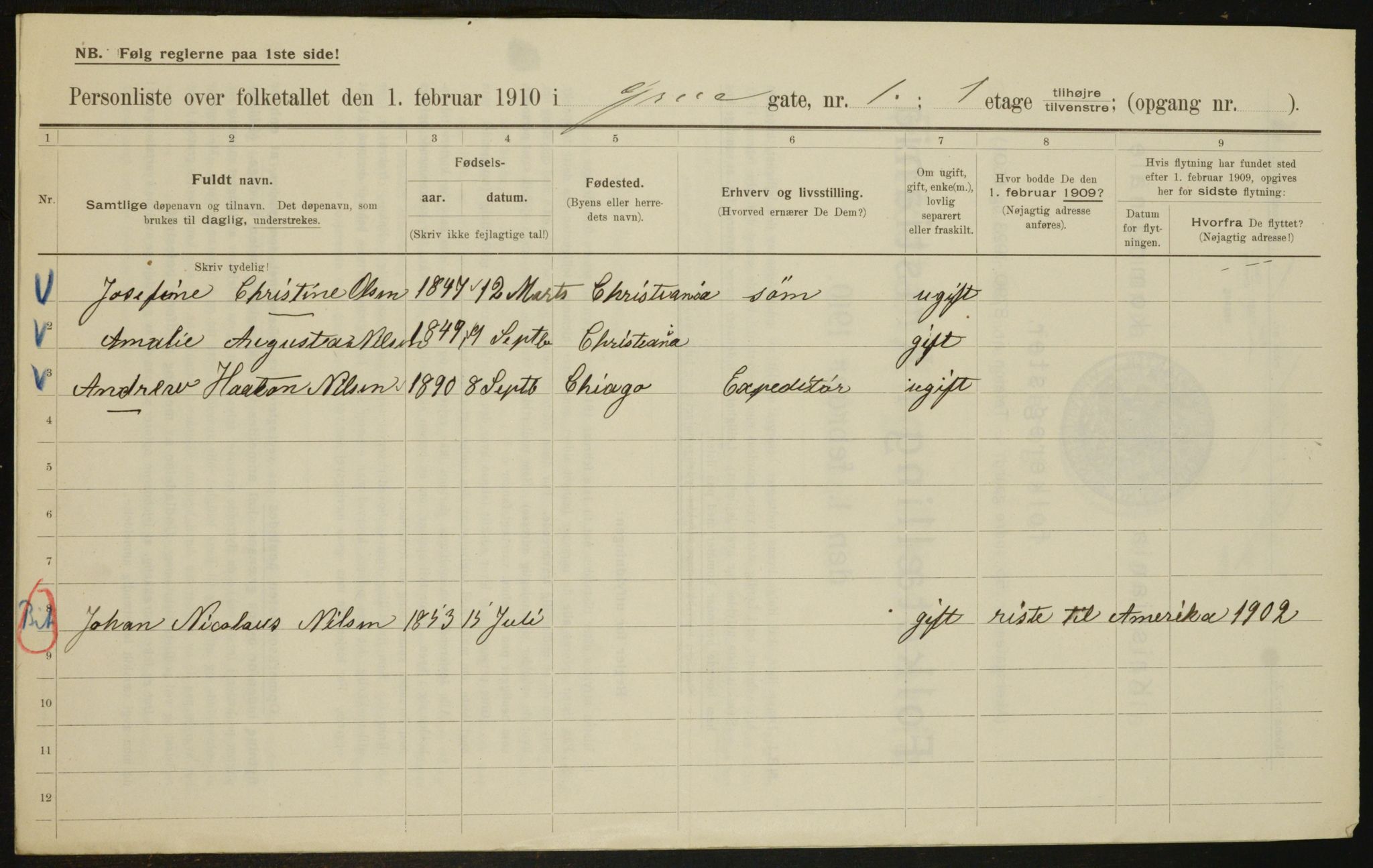 OBA, Kommunal folketelling 1.2.1910 for Kristiania, 1910, s. 28962