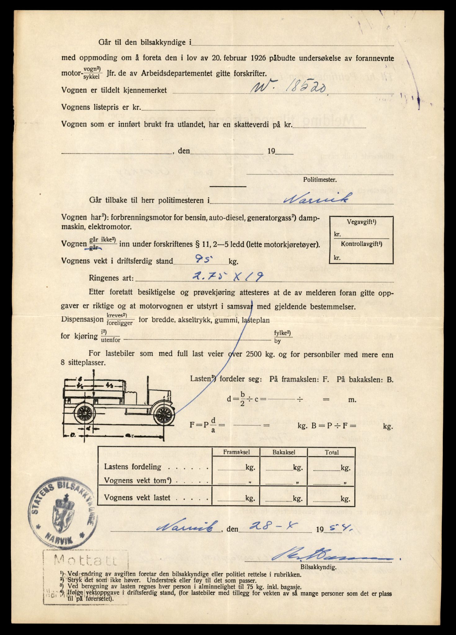 Møre og Romsdal vegkontor - Ålesund trafikkstasjon, AV/SAT-A-4099/F/Fe/L0037: Registreringskort for kjøretøy T 13031 - T 13179, 1927-1998, s. 446