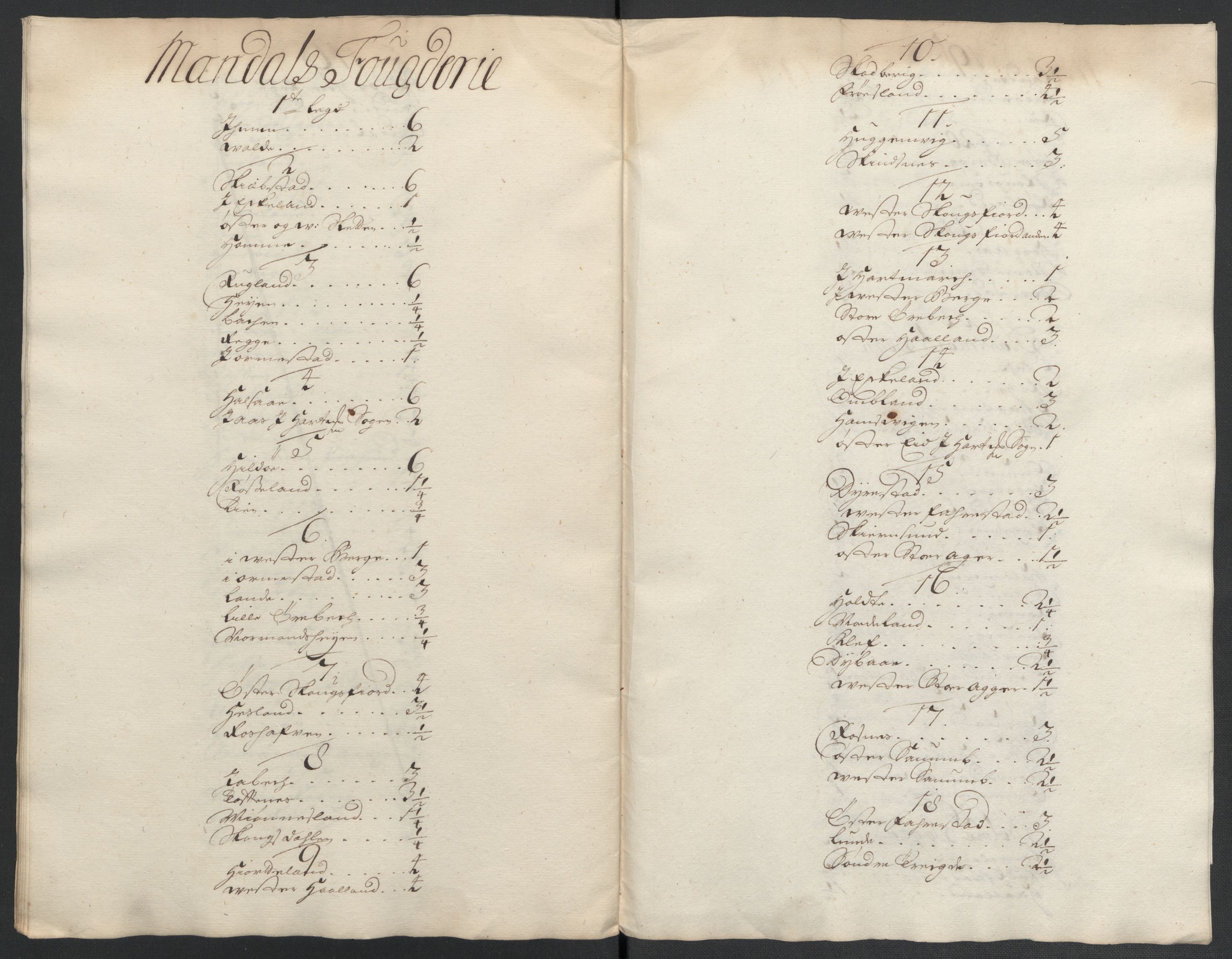 Rentekammeret inntil 1814, Reviderte regnskaper, Fogderegnskap, AV/RA-EA-4092/R43/L2551: Fogderegnskap Lista og Mandal, 1705-1709, s. 537