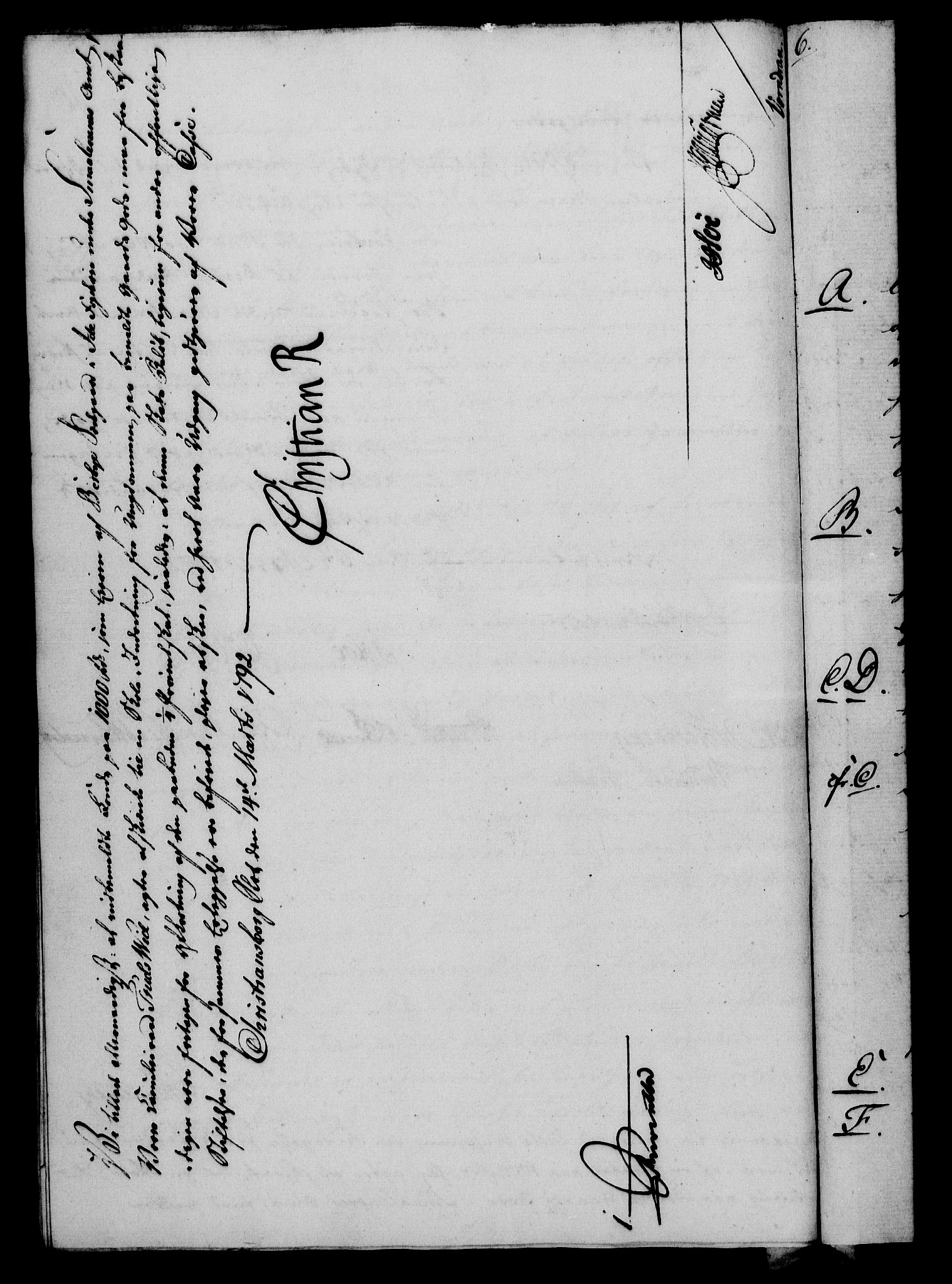 Rentekammeret, Kammerkanselliet, RA/EA-3111/G/Gf/Gfa/L0074: Norsk relasjons- og resolusjonsprotokoll (merket RK 52.74), 1792, s. 107