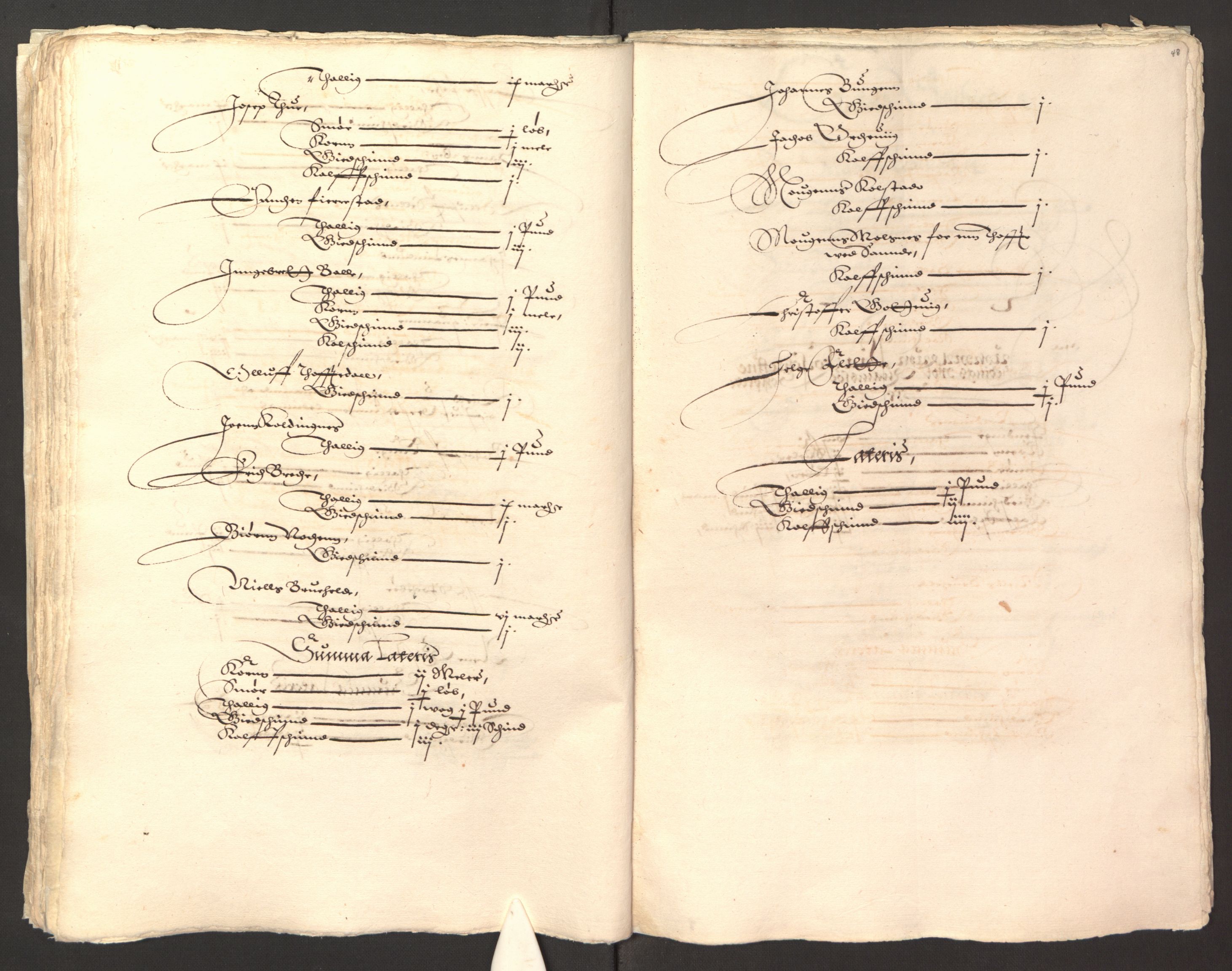 Stattholderembetet 1572-1771, RA/EA-2870/Ek/L0003/0001: Jordebøker til utlikning av garnisonsskatt 1624-1626: / Jordebøker for Bergenhus len, 1624-1625, s. 164