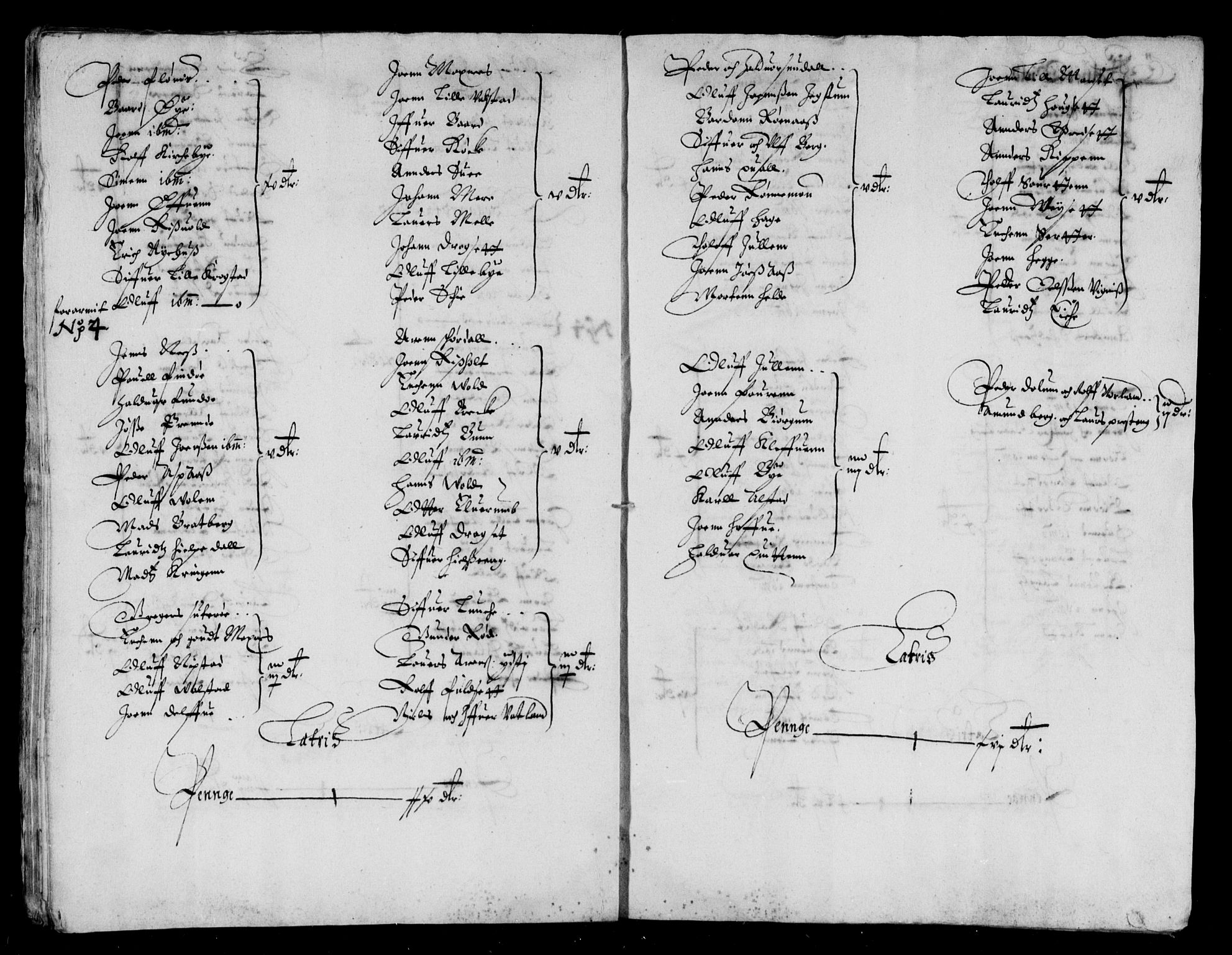 Rentekammeret inntil 1814, Reviderte regnskaper, Lensregnskaper, AV/RA-EA-5023/R/Rb/Rbw/L0078: Trondheim len, 1643-1644