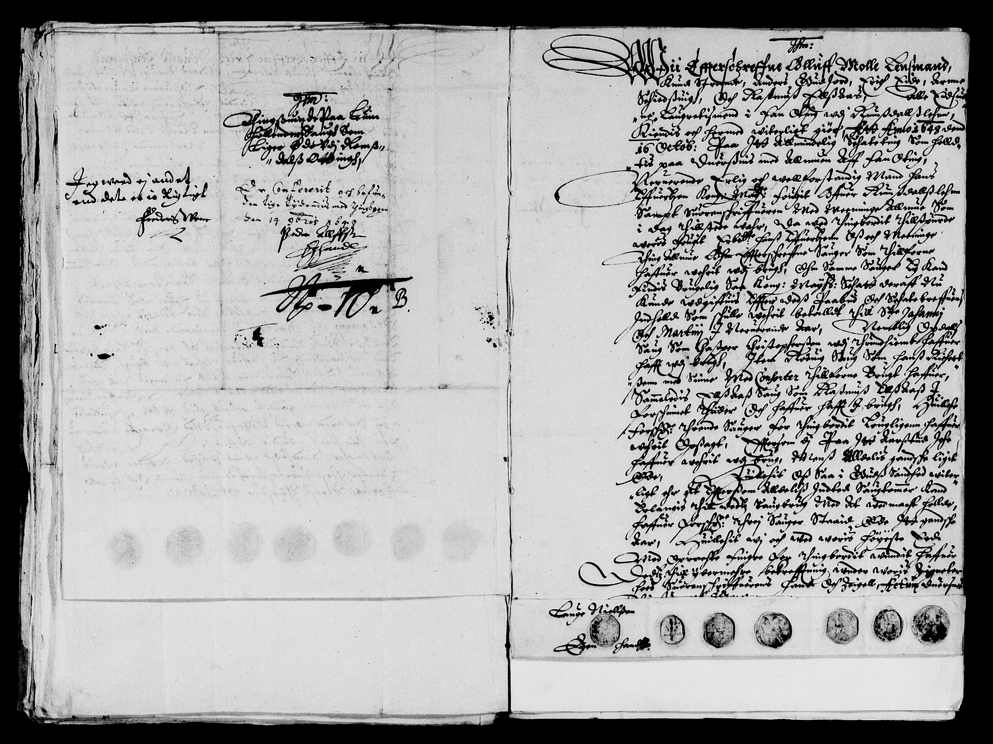 Rentekammeret inntil 1814, Reviderte regnskaper, Lensregnskaper, AV/RA-EA-5023/R/Rb/Rbw/L0093: Trondheim len, 1648