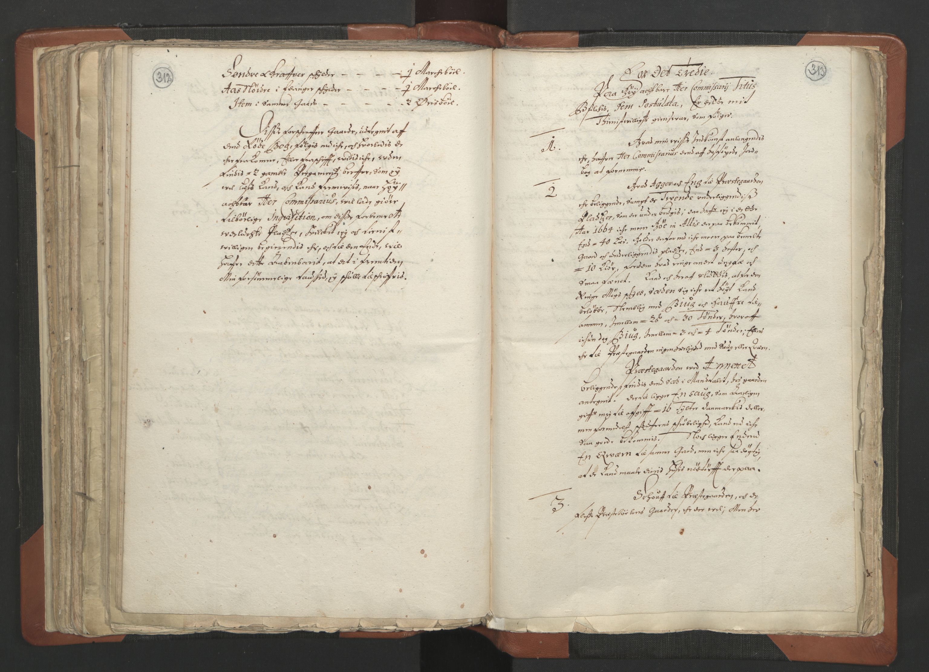 RA, Sogneprestenes manntall 1664-1666, nr. 12: Øvre Telemark prosti, Nedre Telemark prosti og Bamble prosti, 1664-1666, s. 312-313