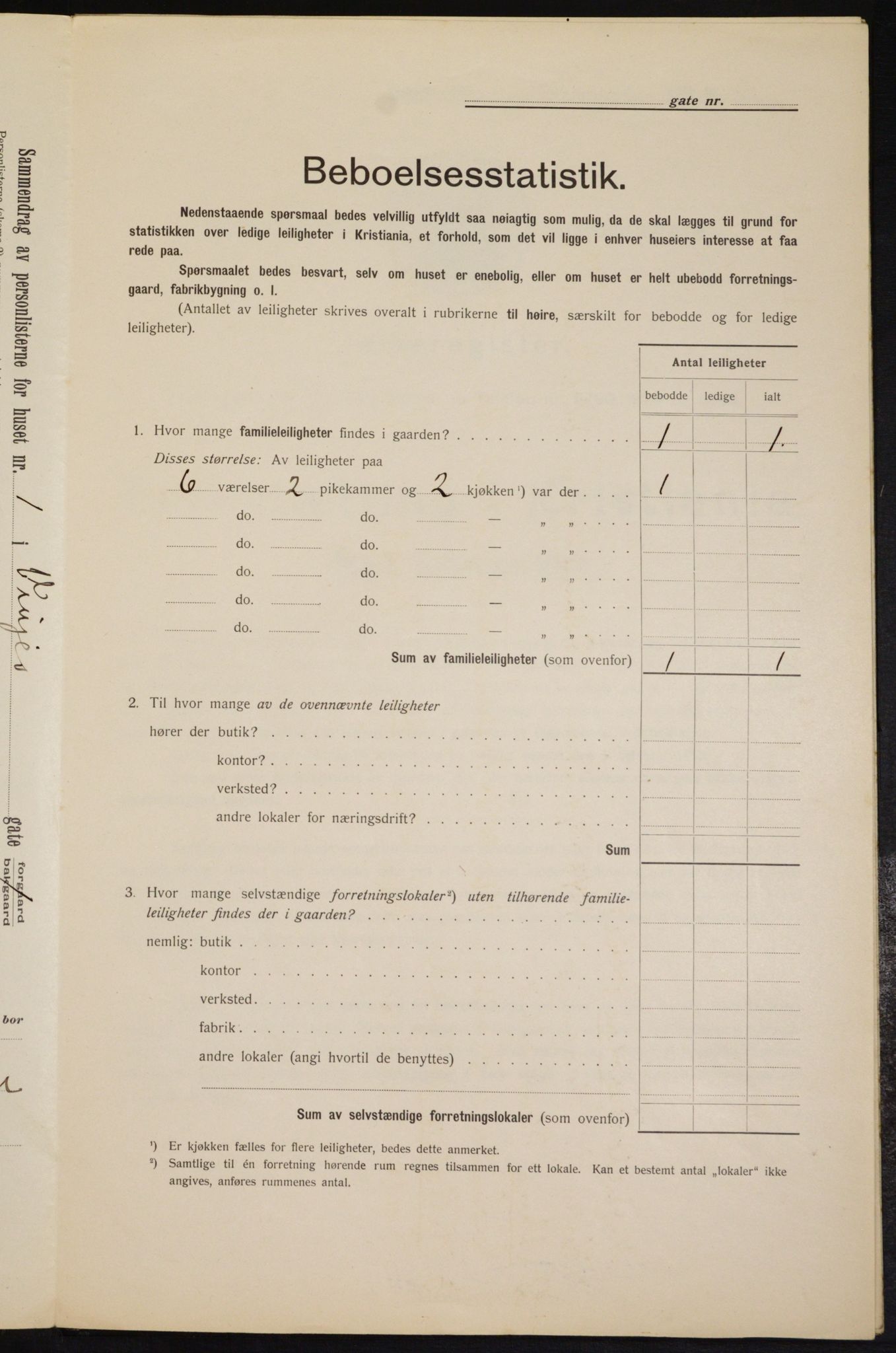 OBA, Kommunal folketelling 1.2.1912 for Kristiania, 1912, s. 123670