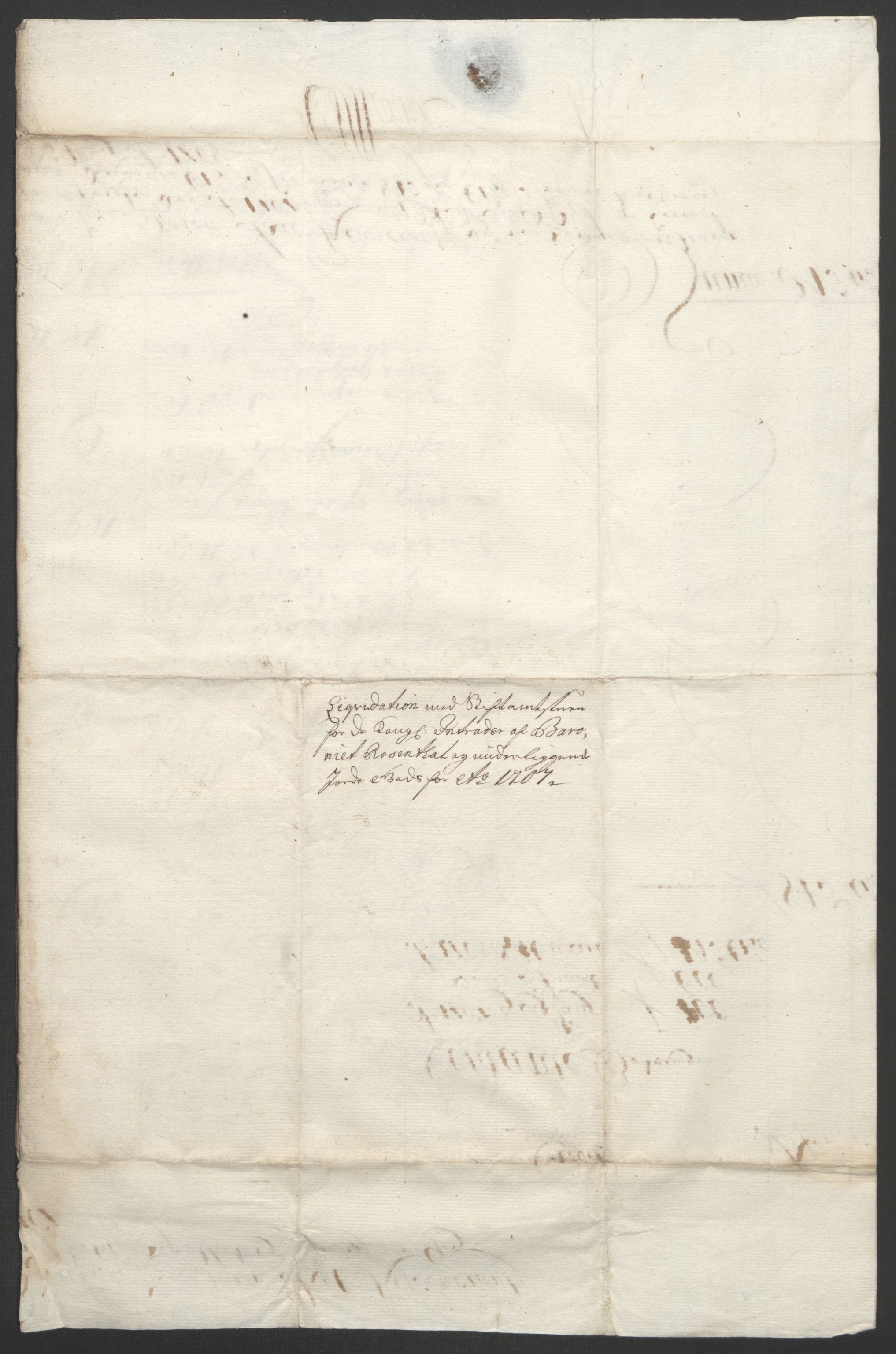 Rentekammeret inntil 1814, Reviderte regnskaper, Fogderegnskap, RA/EA-4092/R49/L3138: Fogderegnskap Rosendal Baroni, 1691-1714, s. 202