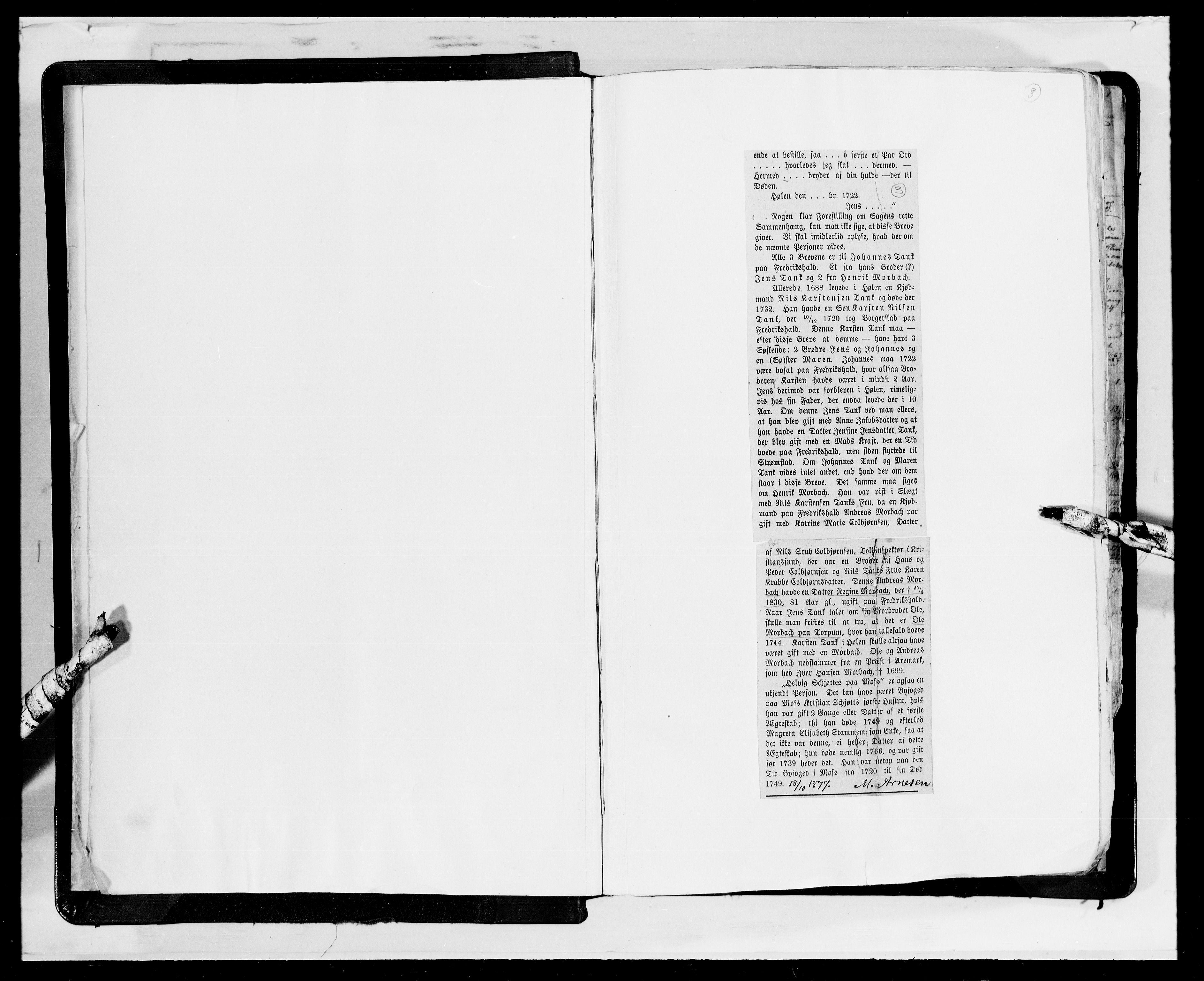 Lassens samlinger, AV/RA-PA-0051/F/Fb/L0068: Personalhistoriske og genealogiske opptegnelser: Tambs - Østgaard, 1500-1907, s. 6