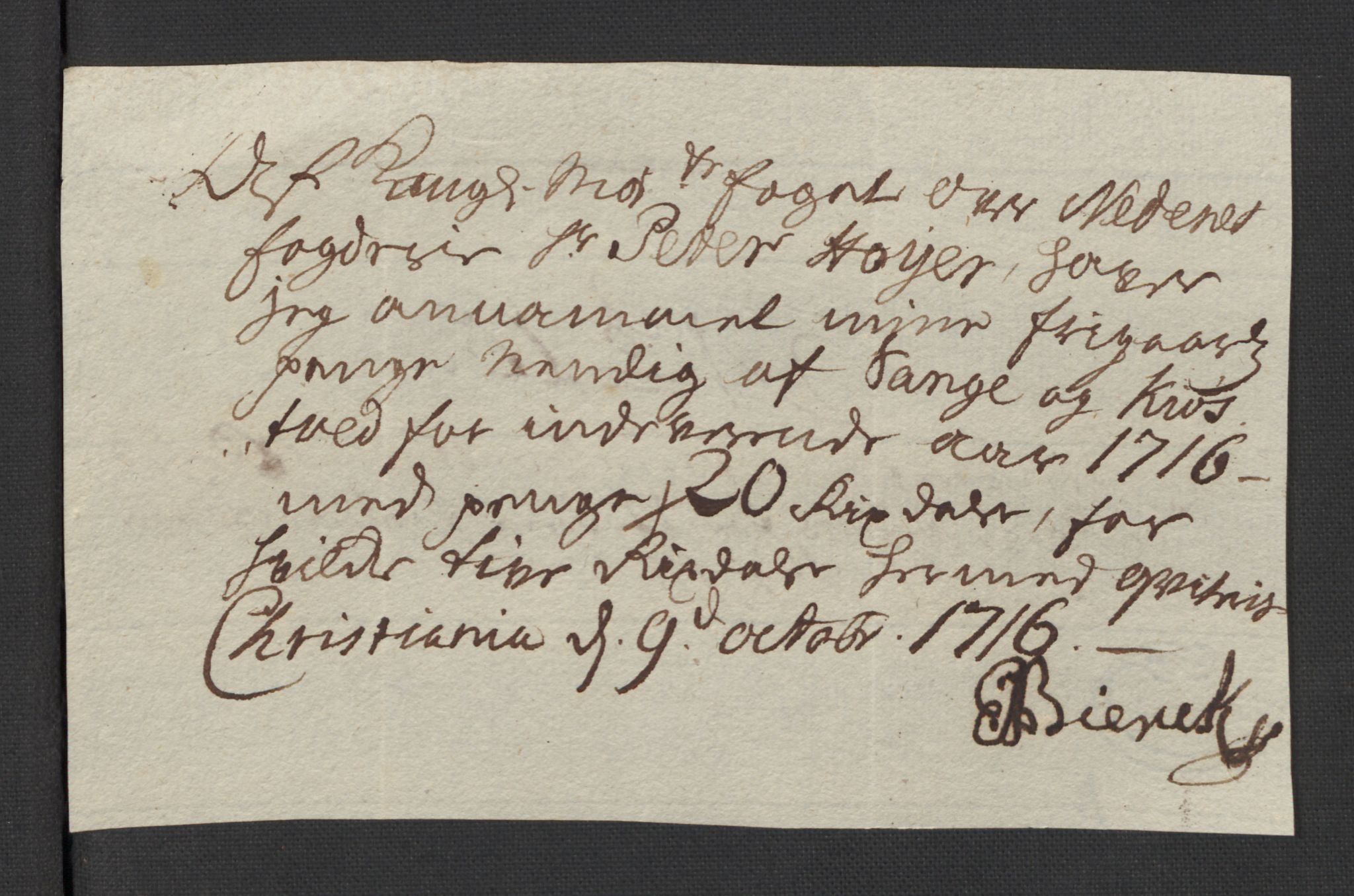 Rentekammeret inntil 1814, Reviderte regnskaper, Fogderegnskap, AV/RA-EA-4092/R39/L2325: Fogderegnskap Nedenes, 1716, s. 278