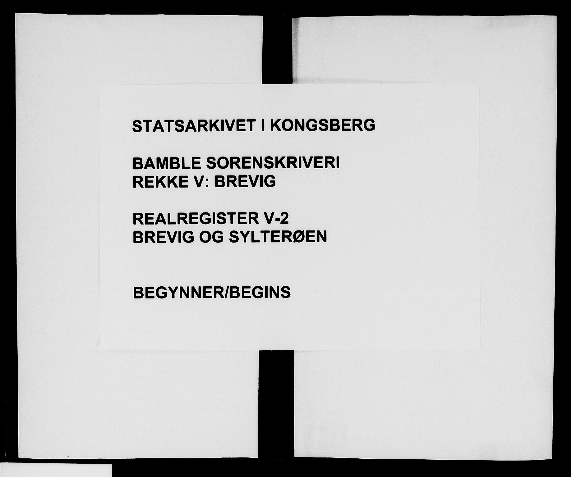 Bamble sorenskriveri, AV/SAKO-A-214/G/Gb/Gbe/L0002: Panteregister nr. V 2