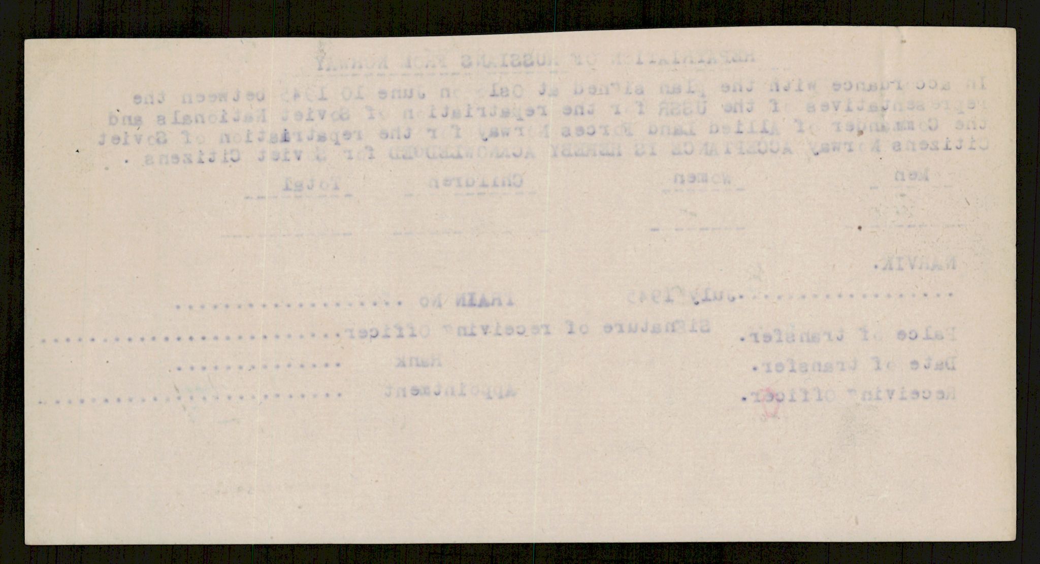 Flyktnings- og fangedirektoratet, Repatrieringskontoret, RA/S-1681/D/Db/L0016: Displaced Persons (DPs) og sivile tyskere, 1945-1948, s. 916