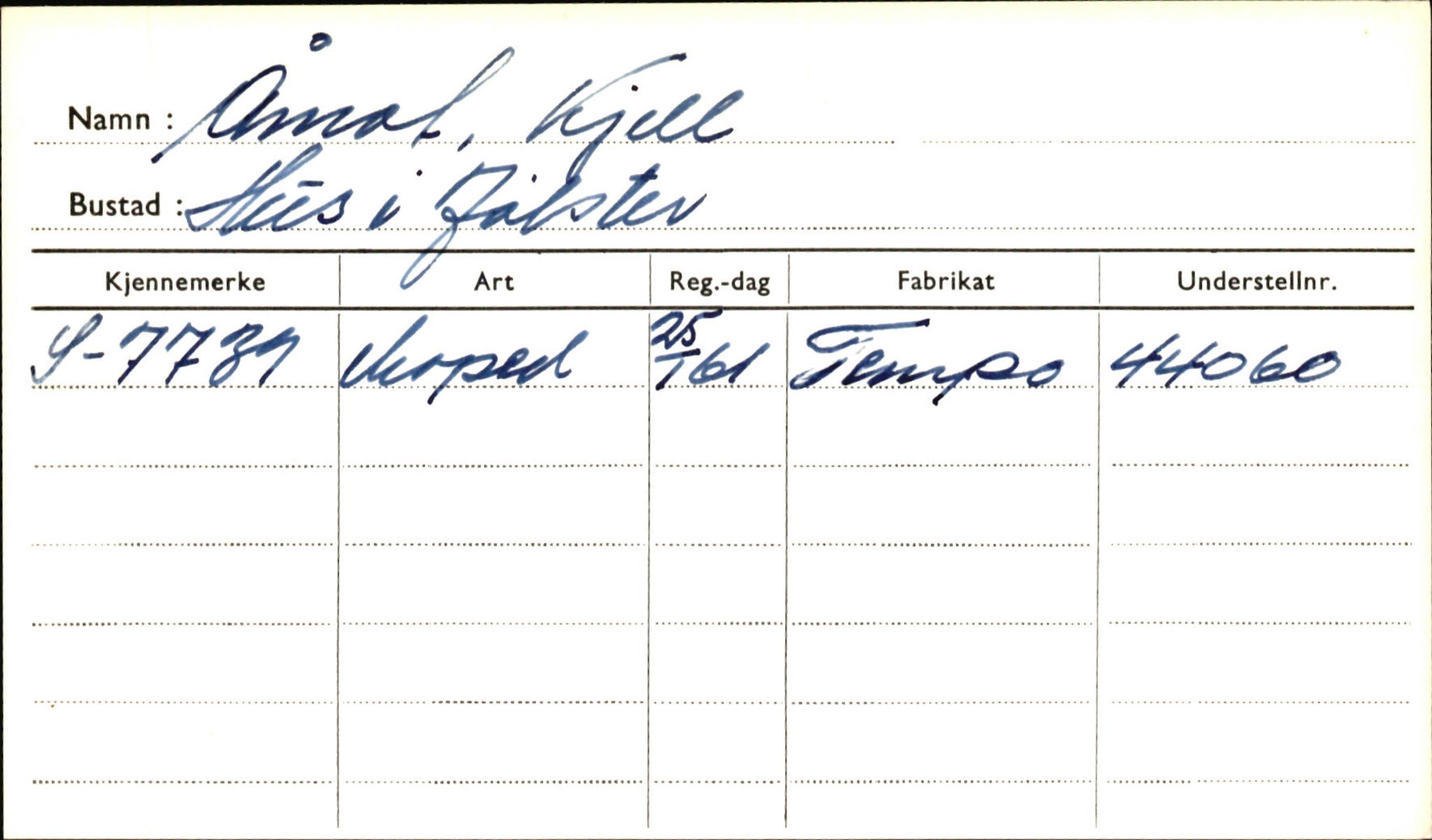Statens vegvesen, Sogn og Fjordane vegkontor, AV/SAB-A-5301/4/F/L0002: Eigarregister Fjordane til 1.6.1961, 1930-1961, s. 795