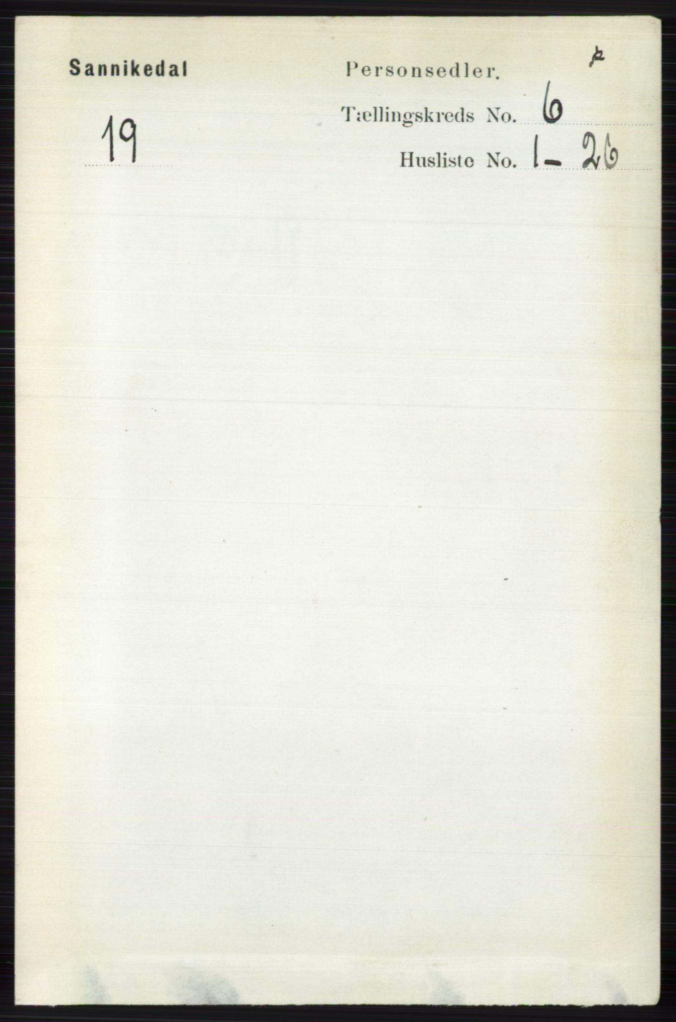 RA, Folketelling 1891 for 0816 Sannidal herred, 1891, s. 2551