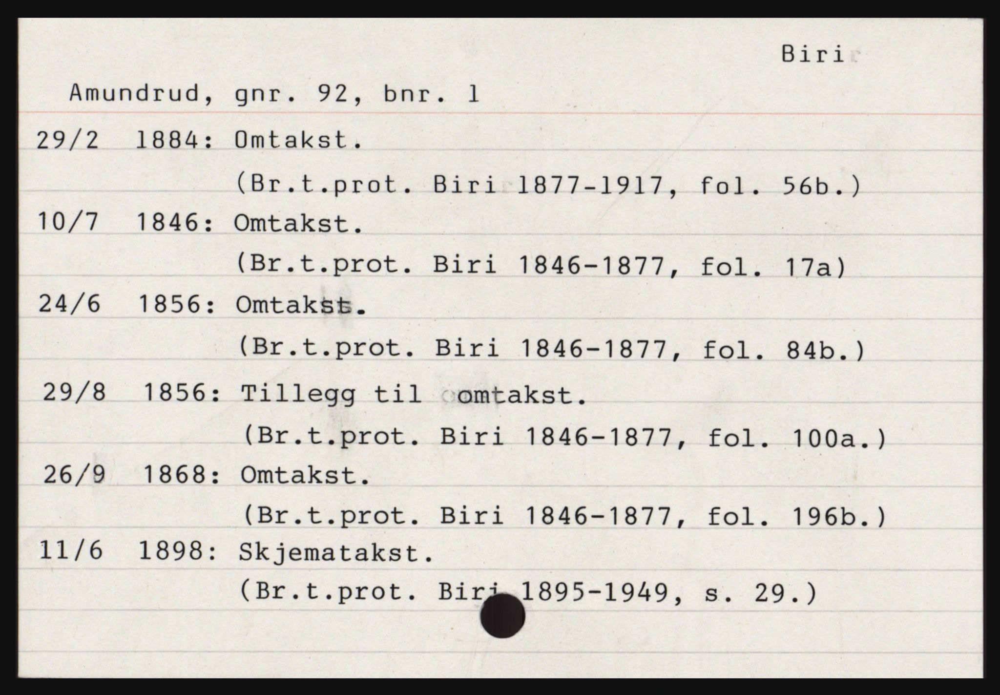 Norges Brannkasse, Biri, SAH/NBRANB-043, s. 3