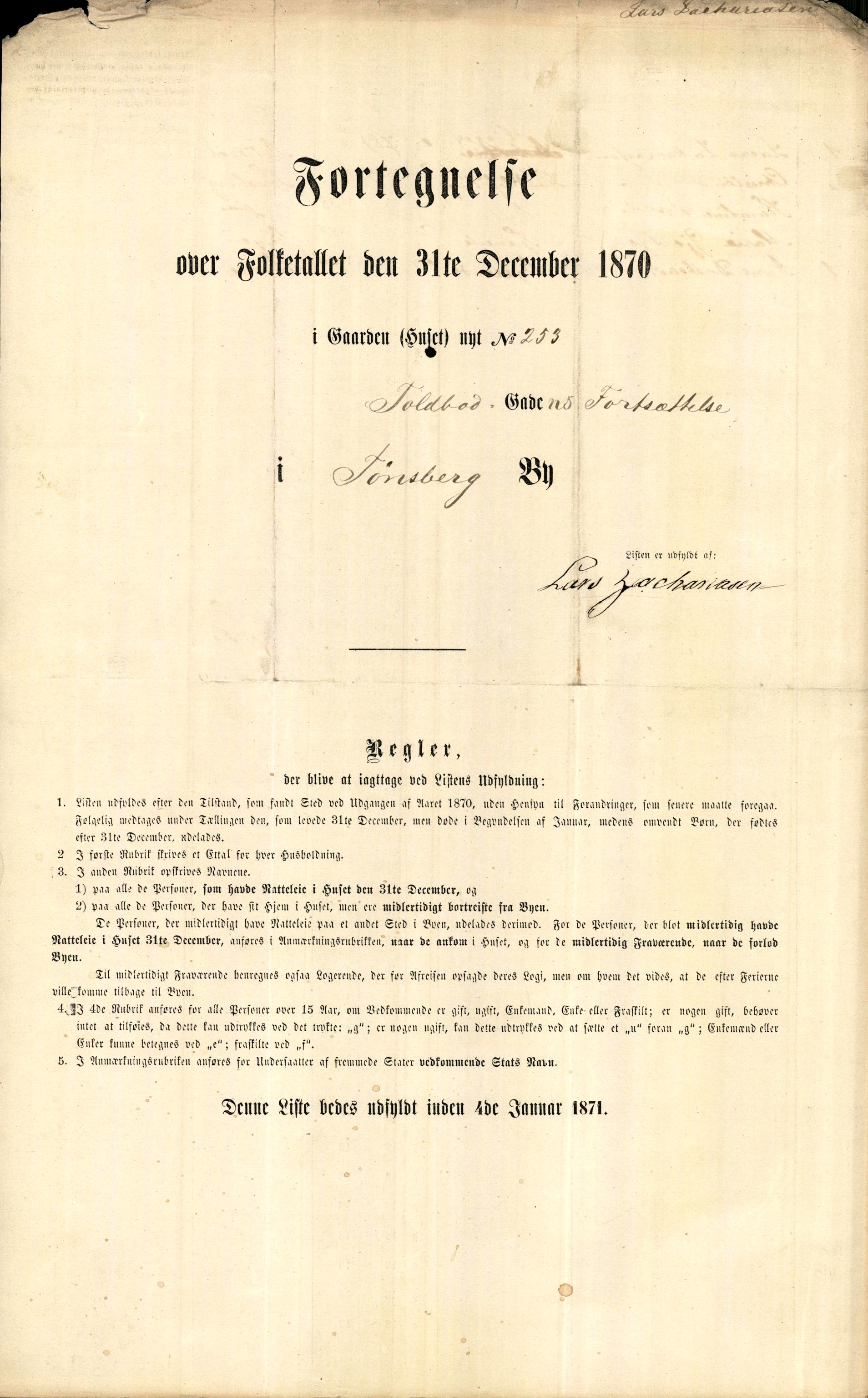 RA, Folketelling 1870 for 0705 Tønsberg kjøpstad, 1870, s. 523