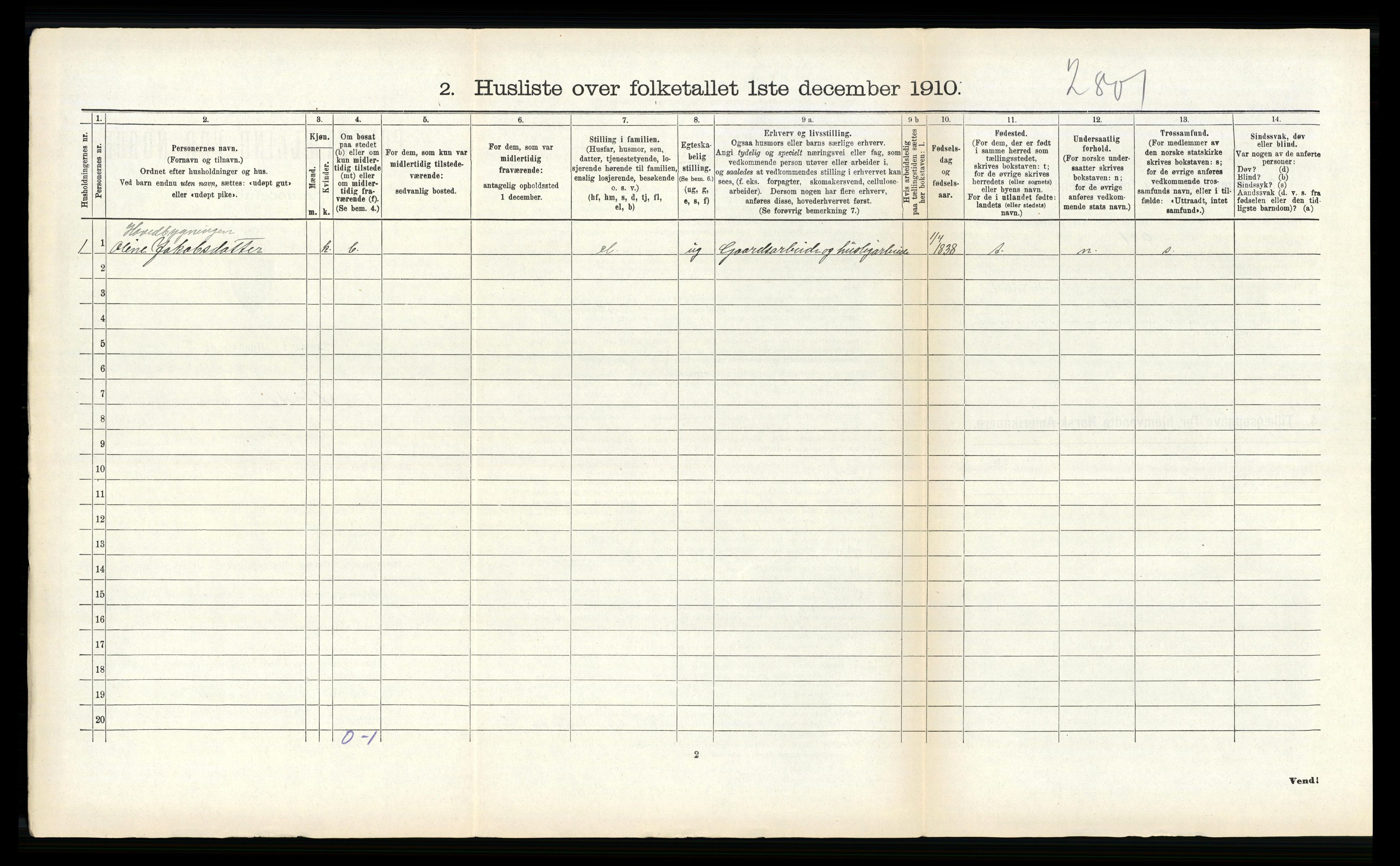 RA, Folketelling 1910 for 1432 Førde herred, 1910, s. 280