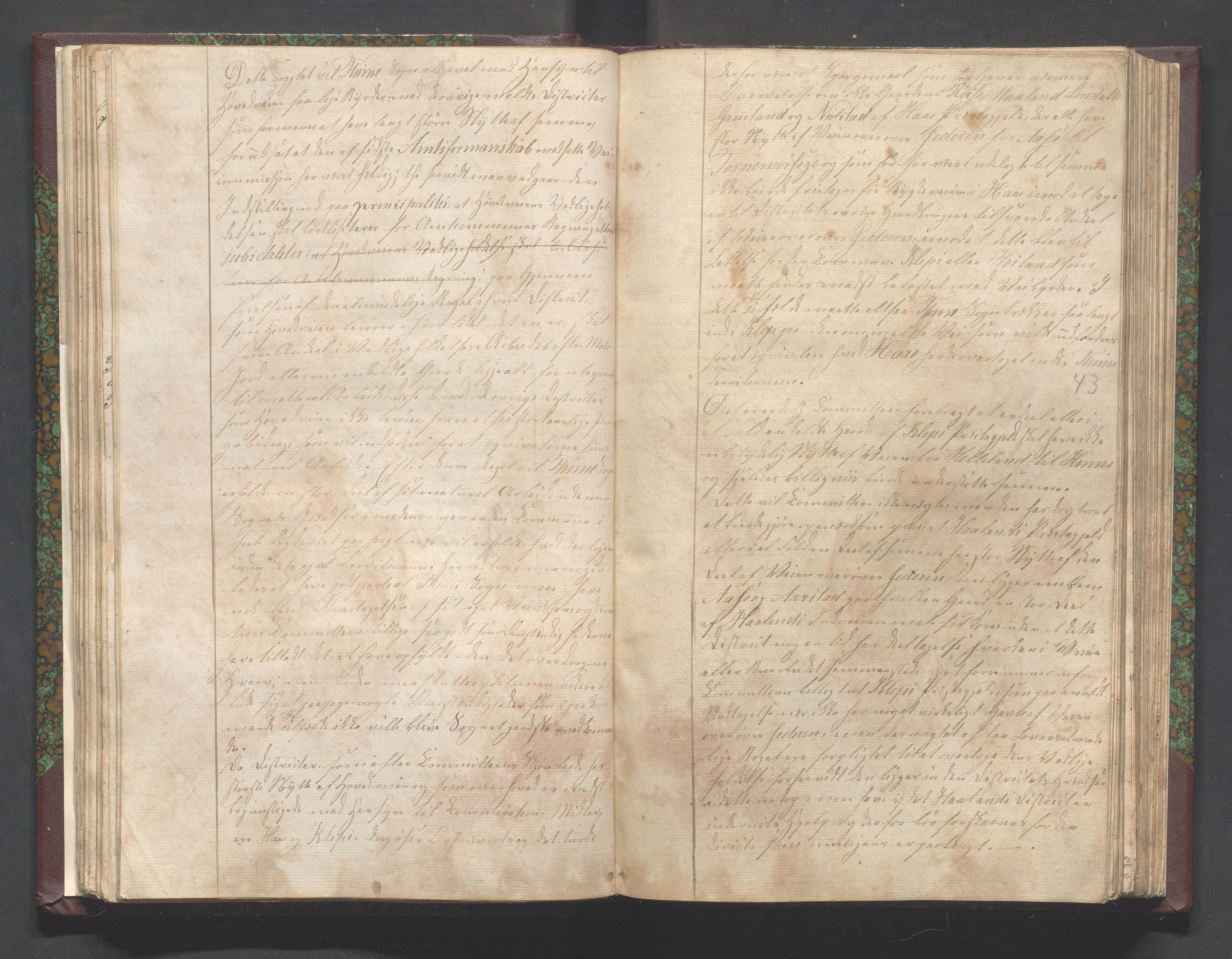 Time kommune - Formannskapet, IKAR/K-100592/B/L0001: Kopibok, 1837-1901, s. 43