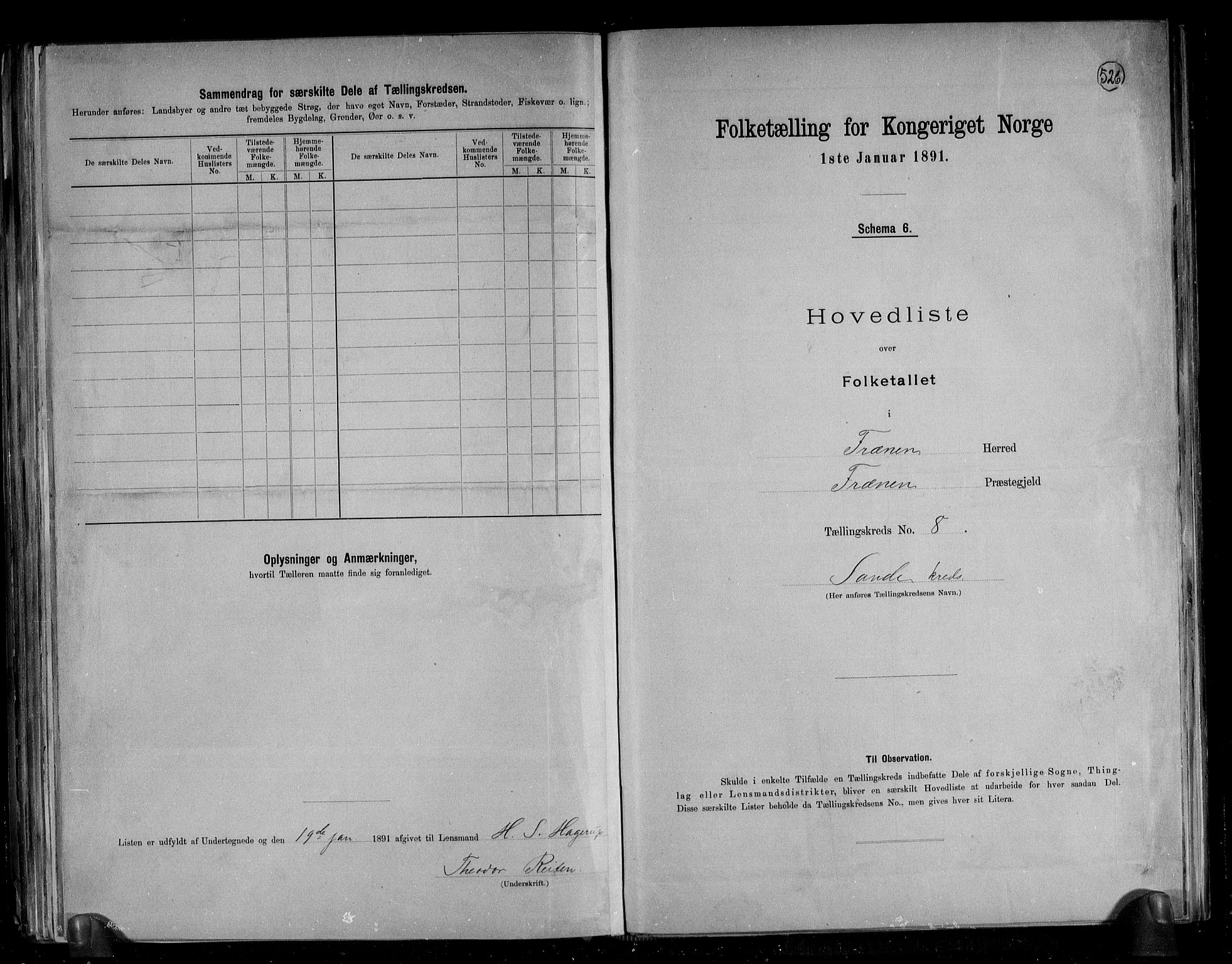 RA, Folketelling 1891 for 1548 Fræna herred, 1891, s. 16