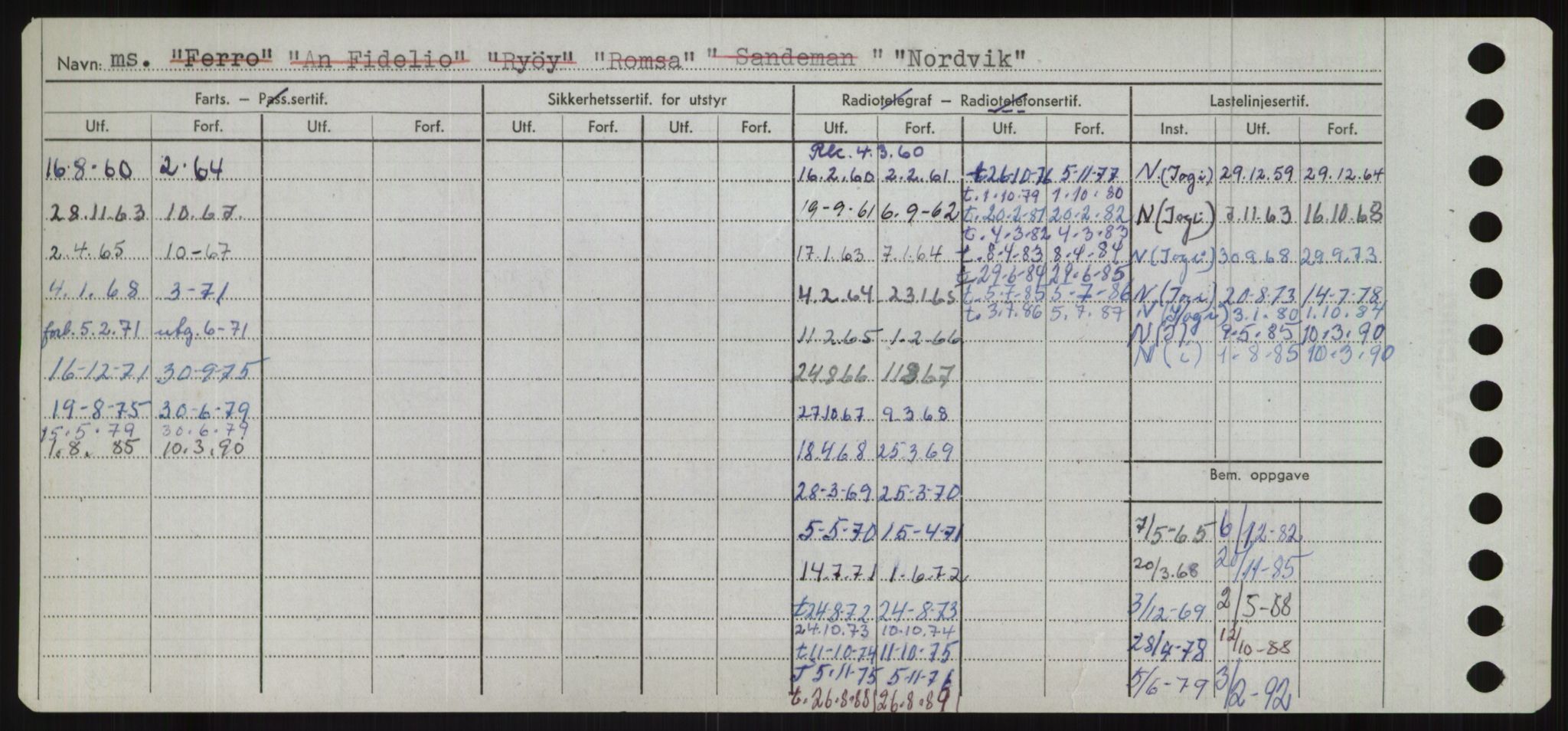 Sjøfartsdirektoratet med forløpere, Skipsmålingen, RA/S-1627/H/Ha/L0004/0001: Fartøy, Mas-R / Fartøy, Mas-Odd, s. 720