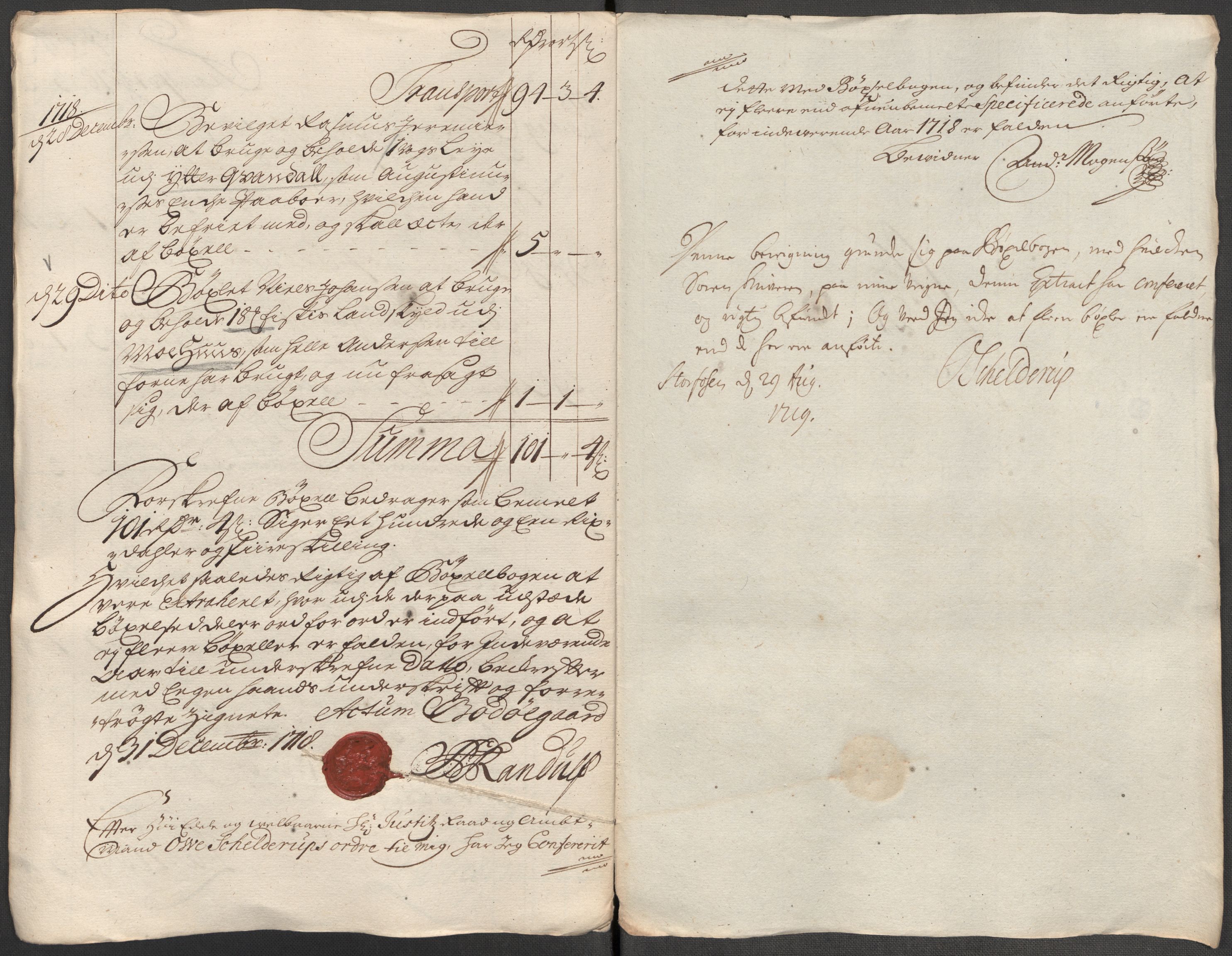 Rentekammeret inntil 1814, Reviderte regnskaper, Fogderegnskap, AV/RA-EA-4092/R66/L4588: Fogderegnskap Salten, 1718, s. 260