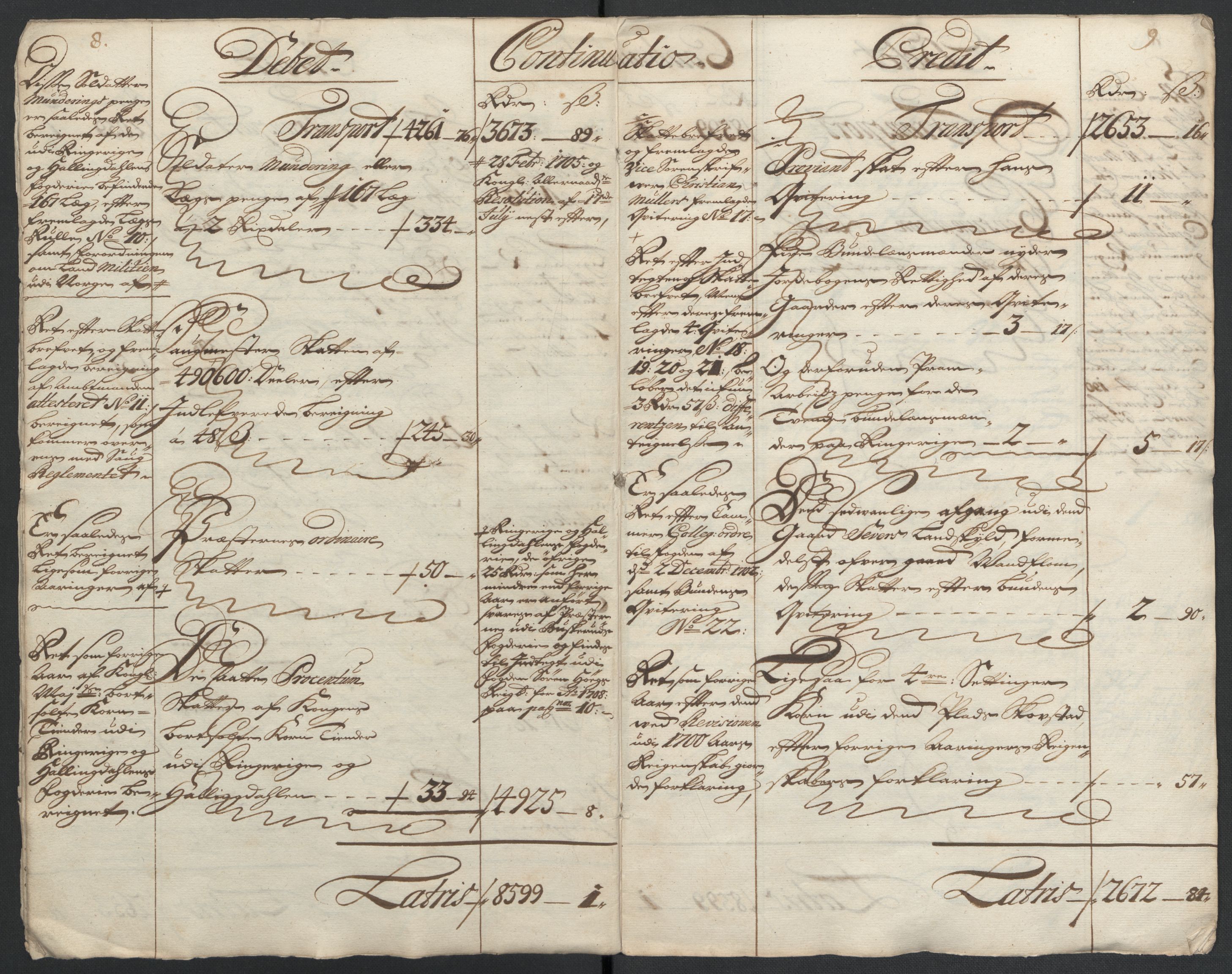 Rentekammeret inntil 1814, Reviderte regnskaper, Fogderegnskap, RA/EA-4092/R22/L1467: Fogderegnskap Ringerike, Hallingdal og Buskerud, 1708, s. 7