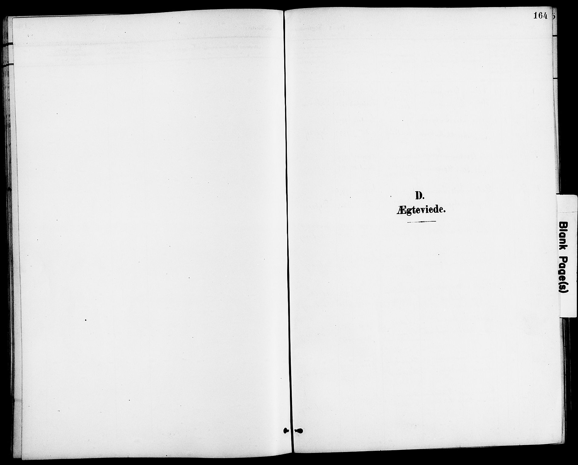 Dypvåg sokneprestkontor, SAK/1111-0007/F/Fb/Fba/L0014: Klokkerbok nr. B 14, 1901-1922, s. 164