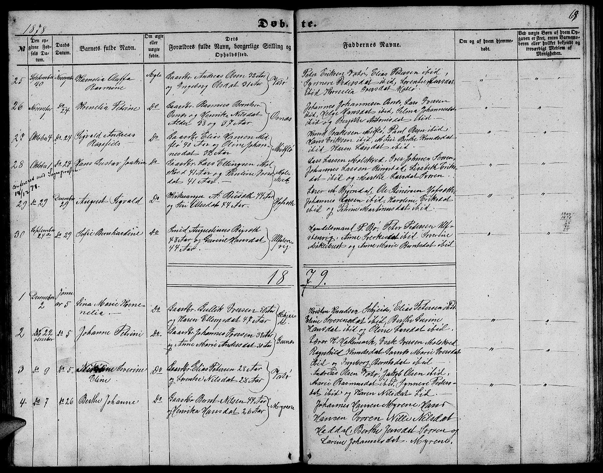 Ministerialprotokoller, klokkerbøker og fødselsregistre - Møre og Romsdal, AV/SAT-A-1454/509/L0111: Klokkerbok nr. 509C01, 1854-1882, s. 69