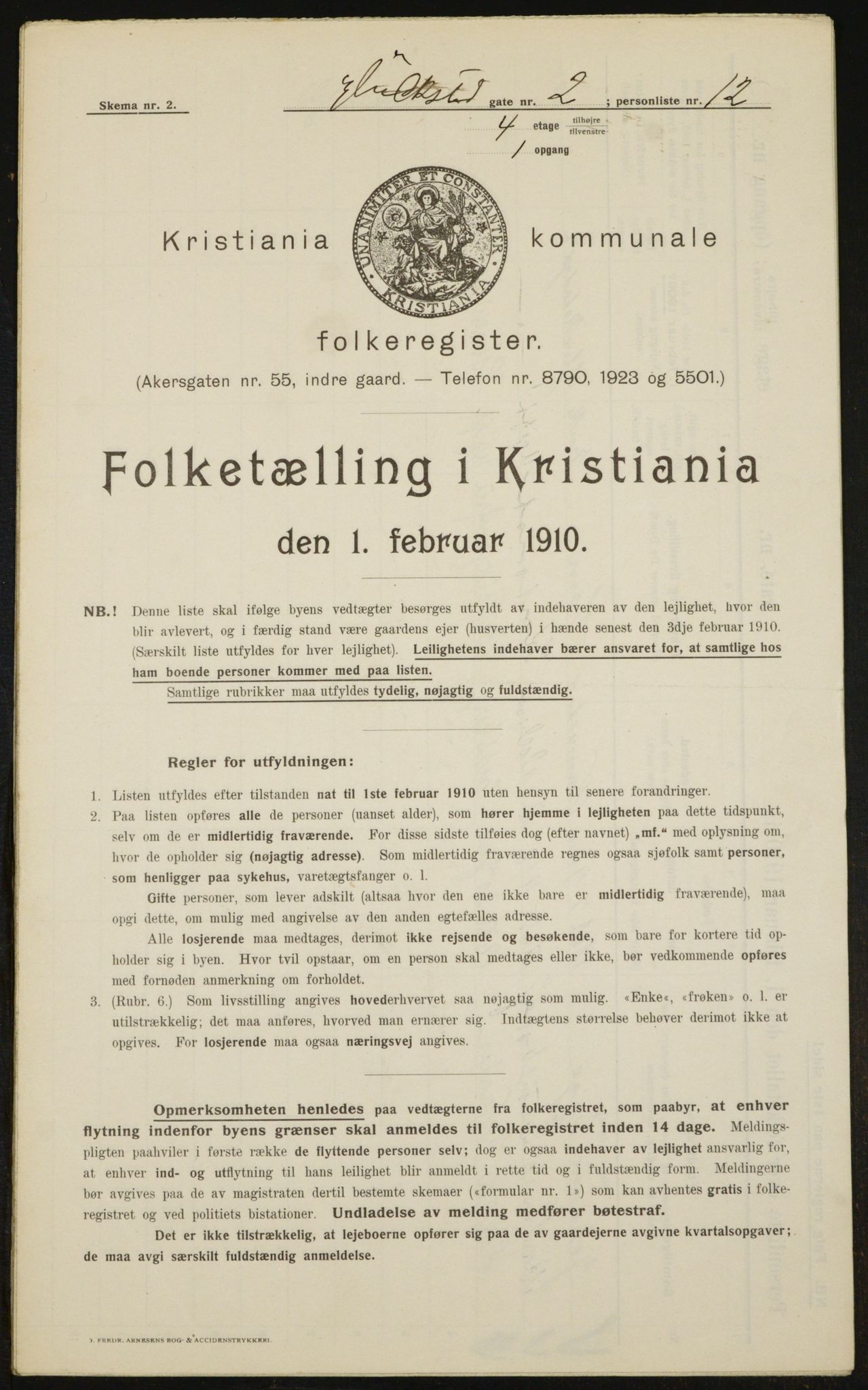 OBA, Kommunal folketelling 1.2.1910 for Kristiania, 1910, s. 27908