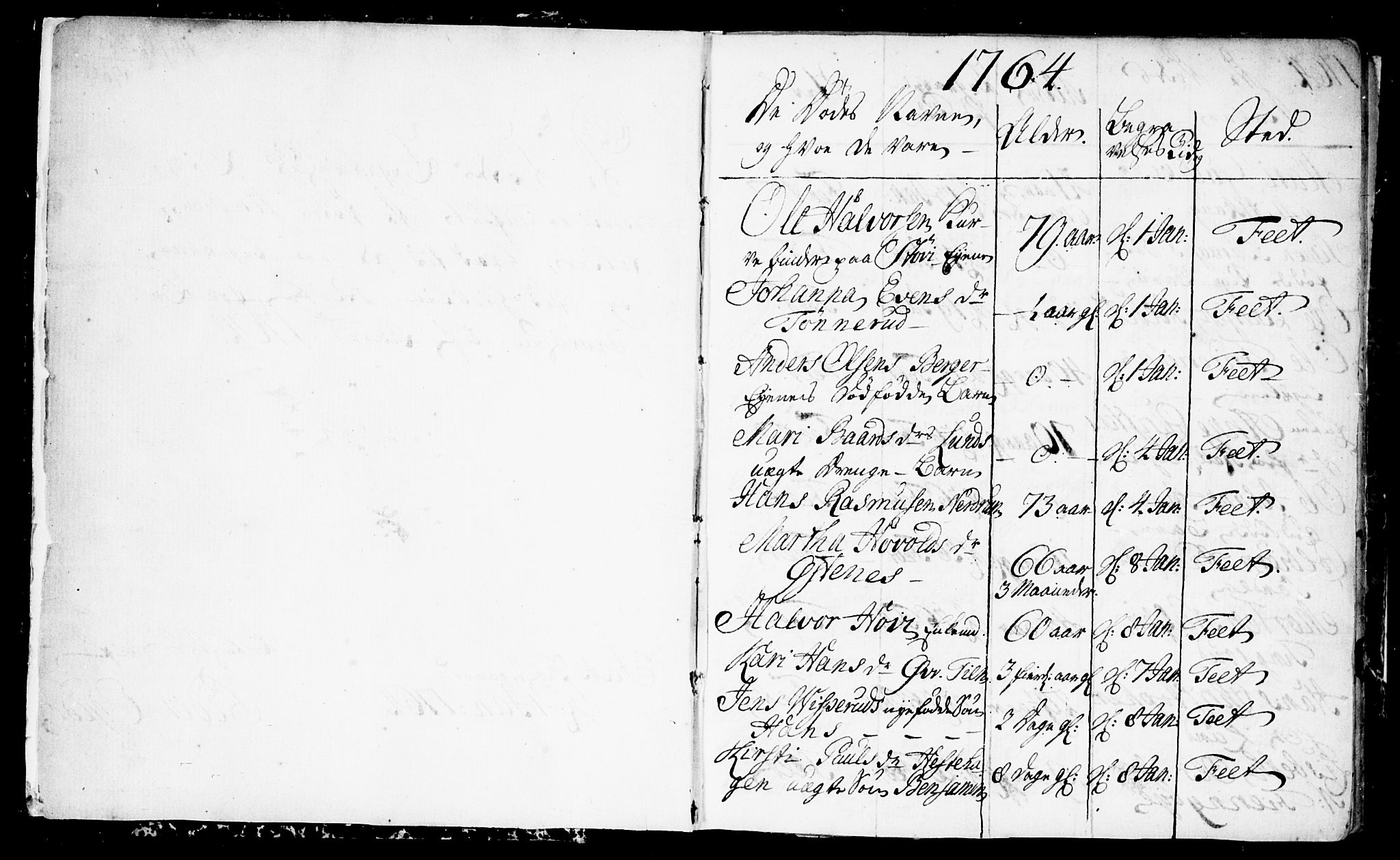 Fet prestekontor Kirkebøker, AV/SAO-A-10370a/F/Fa/L0006: Ministerialbok nr. I 6, 1764-1814
