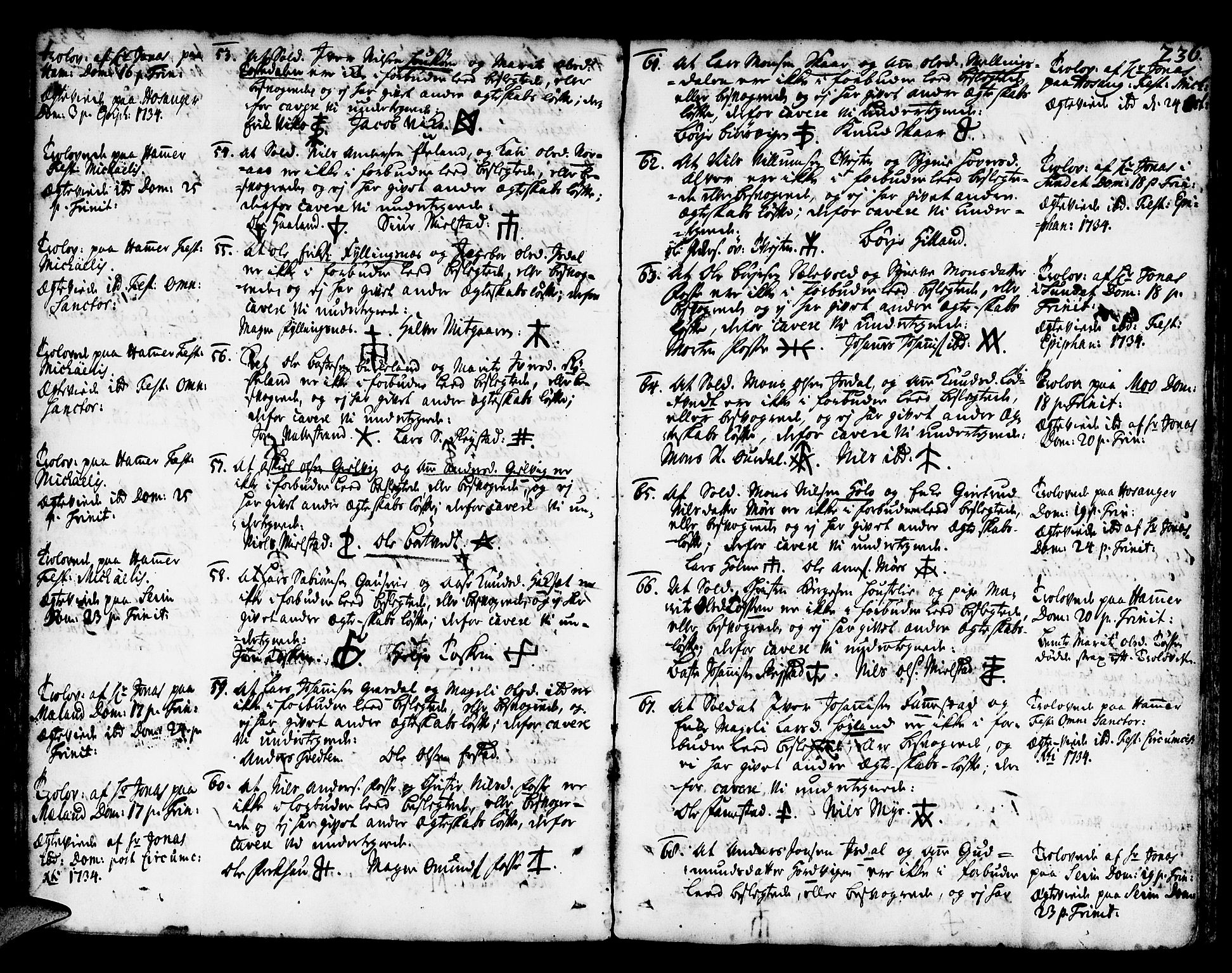 Hamre sokneprestembete, AV/SAB-A-75501/H/Ha/Haa/Haaa/L0005: Ministerialbok nr. A 5, 1732-1750, s. 236