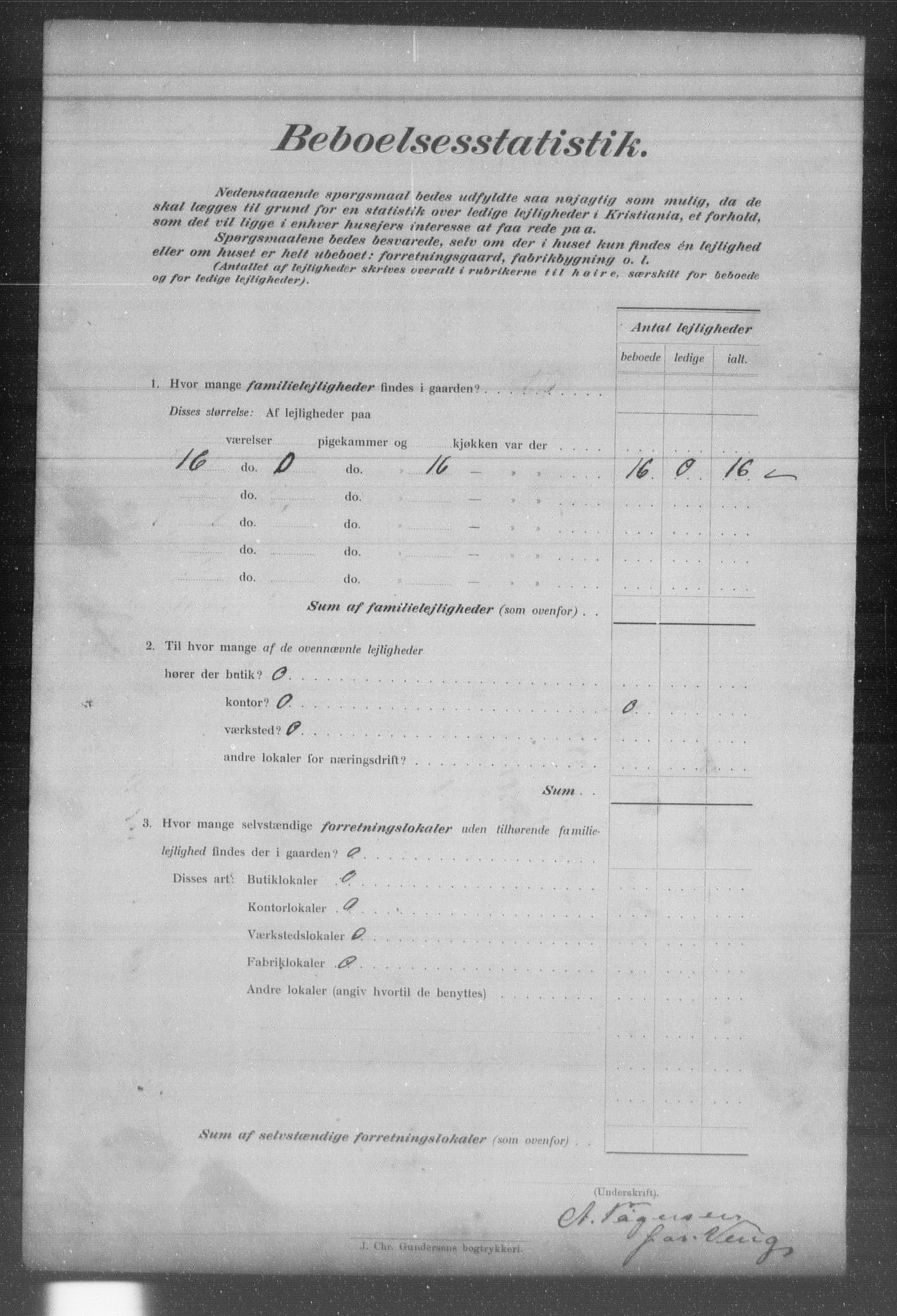 OBA, Kommunal folketelling 31.12.1903 for Kristiania kjøpstad, 1903, s. 7284