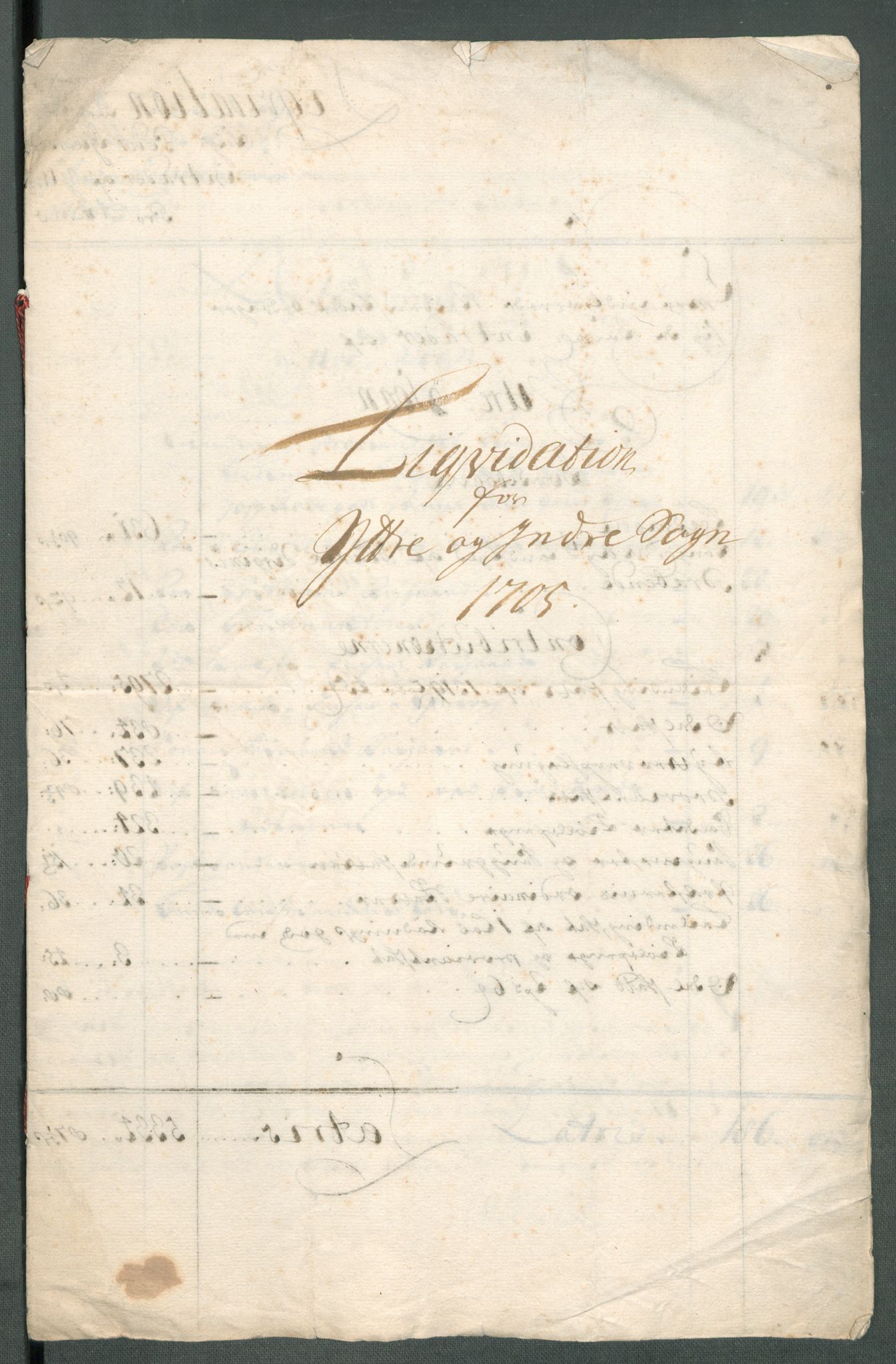 Rentekammeret inntil 1814, Reviderte regnskaper, Fogderegnskap, AV/RA-EA-4092/R52/L3314: Fogderegnskap Sogn, 1705-1707, s. 184