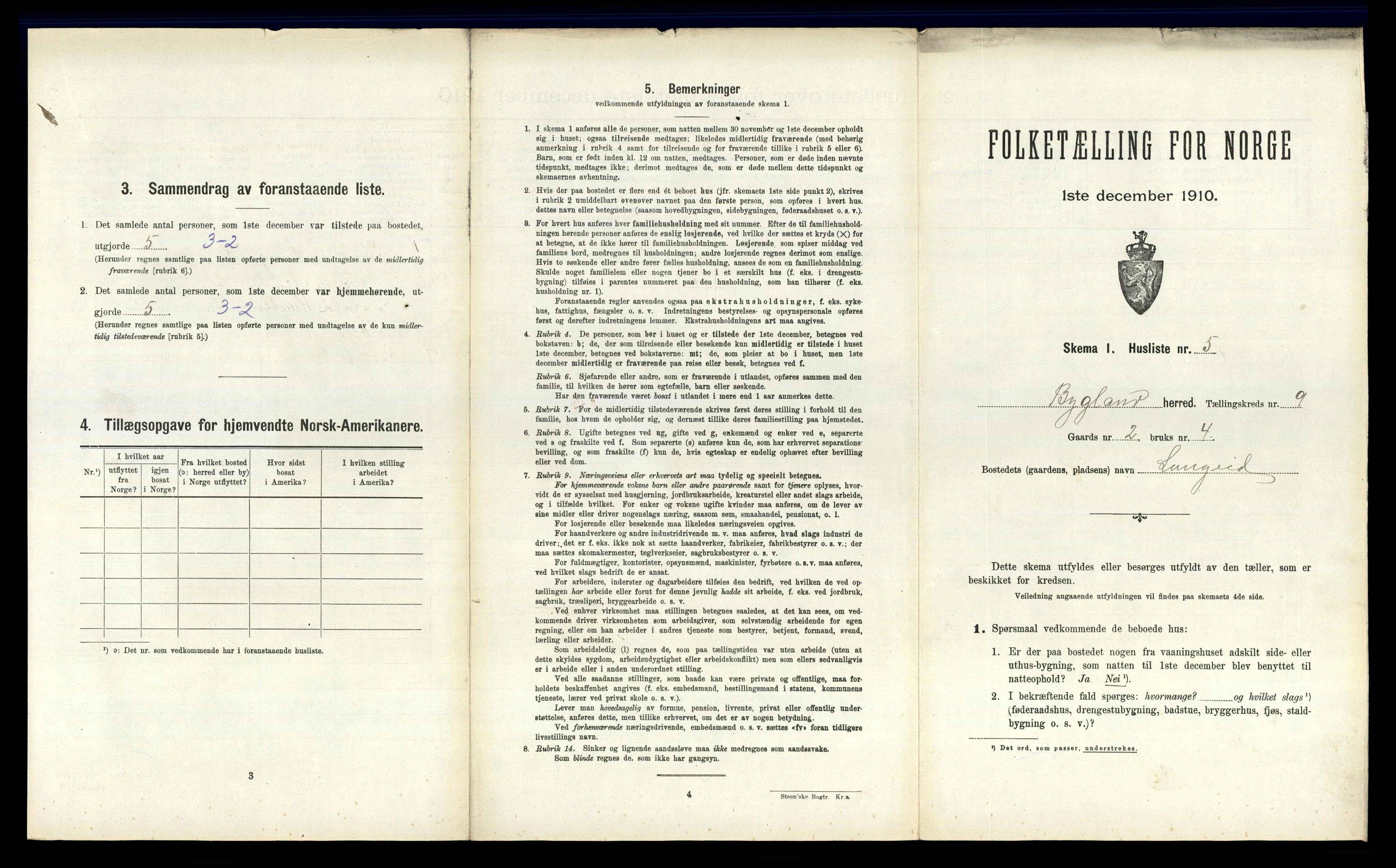RA, Folketelling 1910 for 0938 Bygland herred, 1910, s. 693
