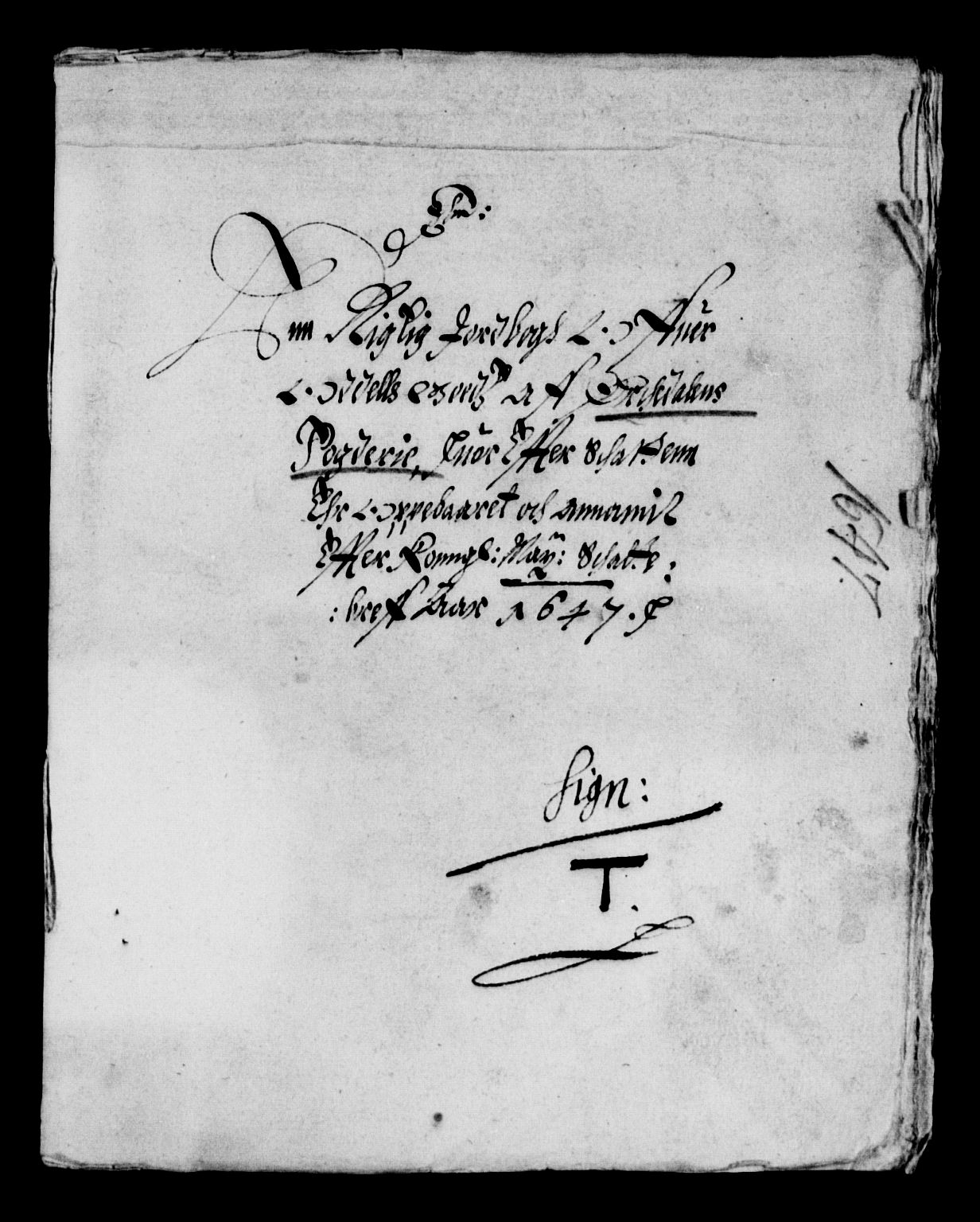 Rentekammeret inntil 1814, Reviderte regnskaper, Lensregnskaper, AV/RA-EA-5023/R/Rb/Rbw/L0091: Trondheim len, 1647