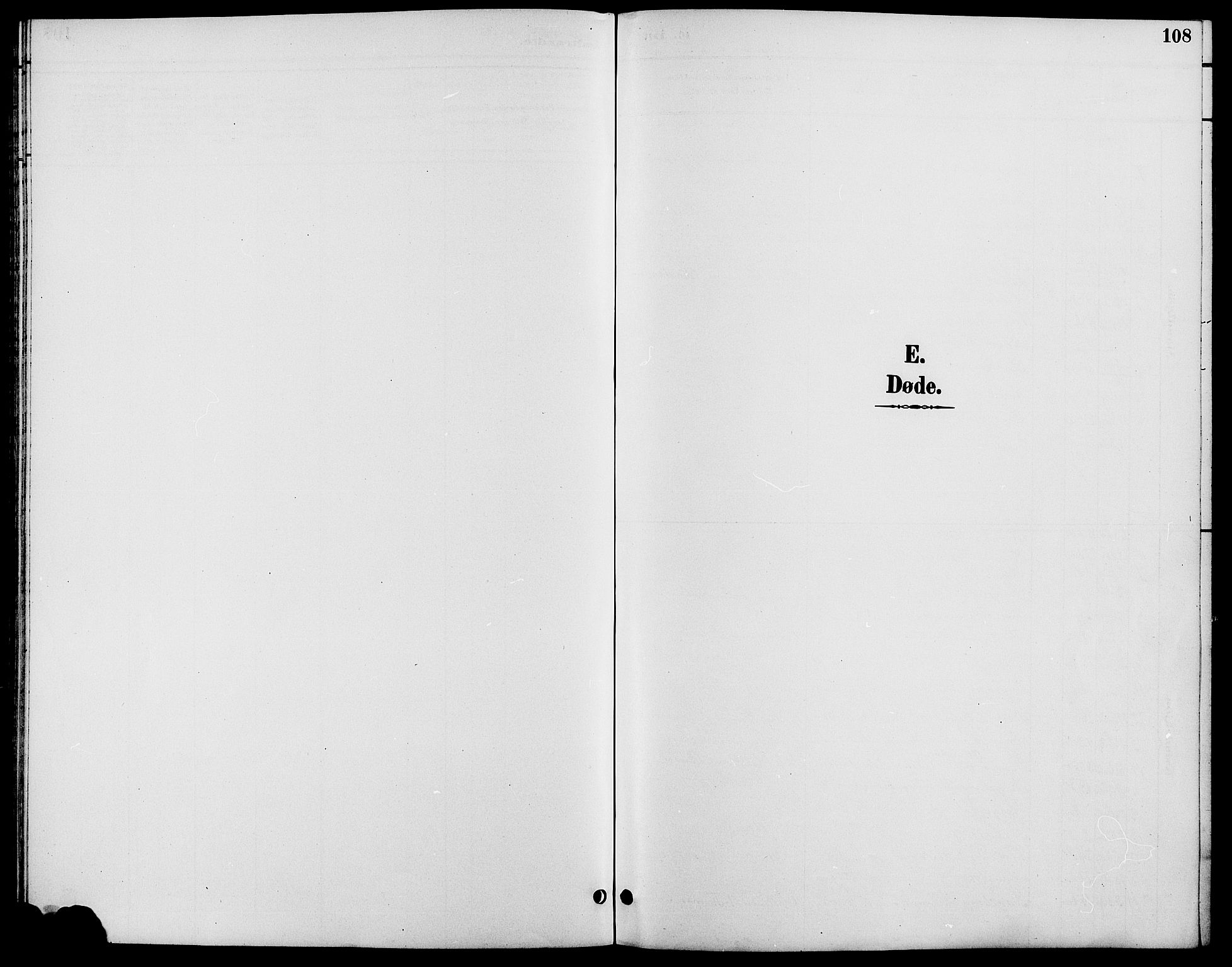 Gjerstad sokneprestkontor, SAK/1111-0014/F/Fb/Fbb/L0004: Klokkerbok nr. B 4, 1890-1910, s. 108