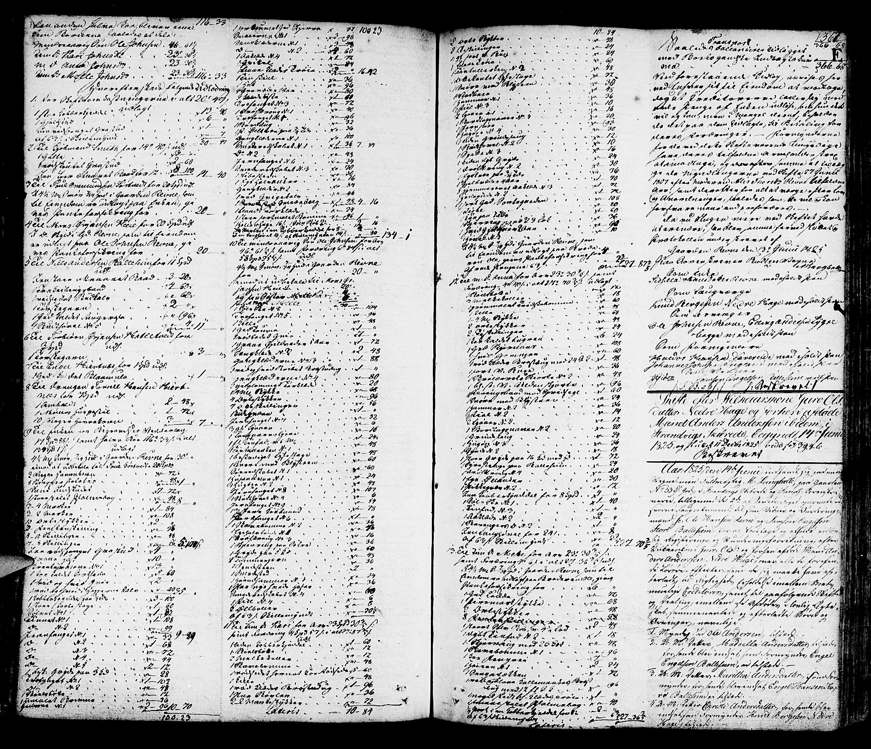 Sunnhordland sorenskrivar, AV/SAB-A-2401/1/H/Ha/Haa/L0014: Skifteprotokollar. Register i protokoll, 1819-1826, s. 366b-367a