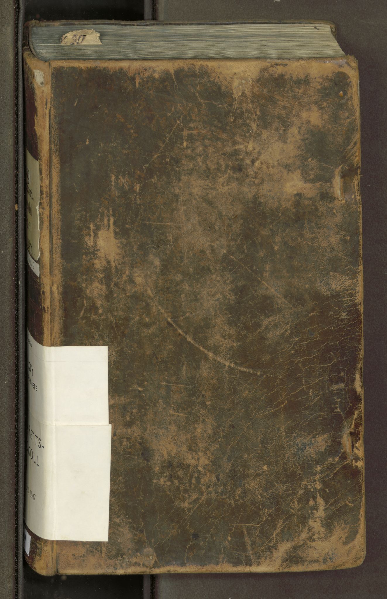 Inderøy sorenskriveri, SAT/A-4147/1/1/1B/L0009: Ekstrarettsprotokoll, 1843-1847