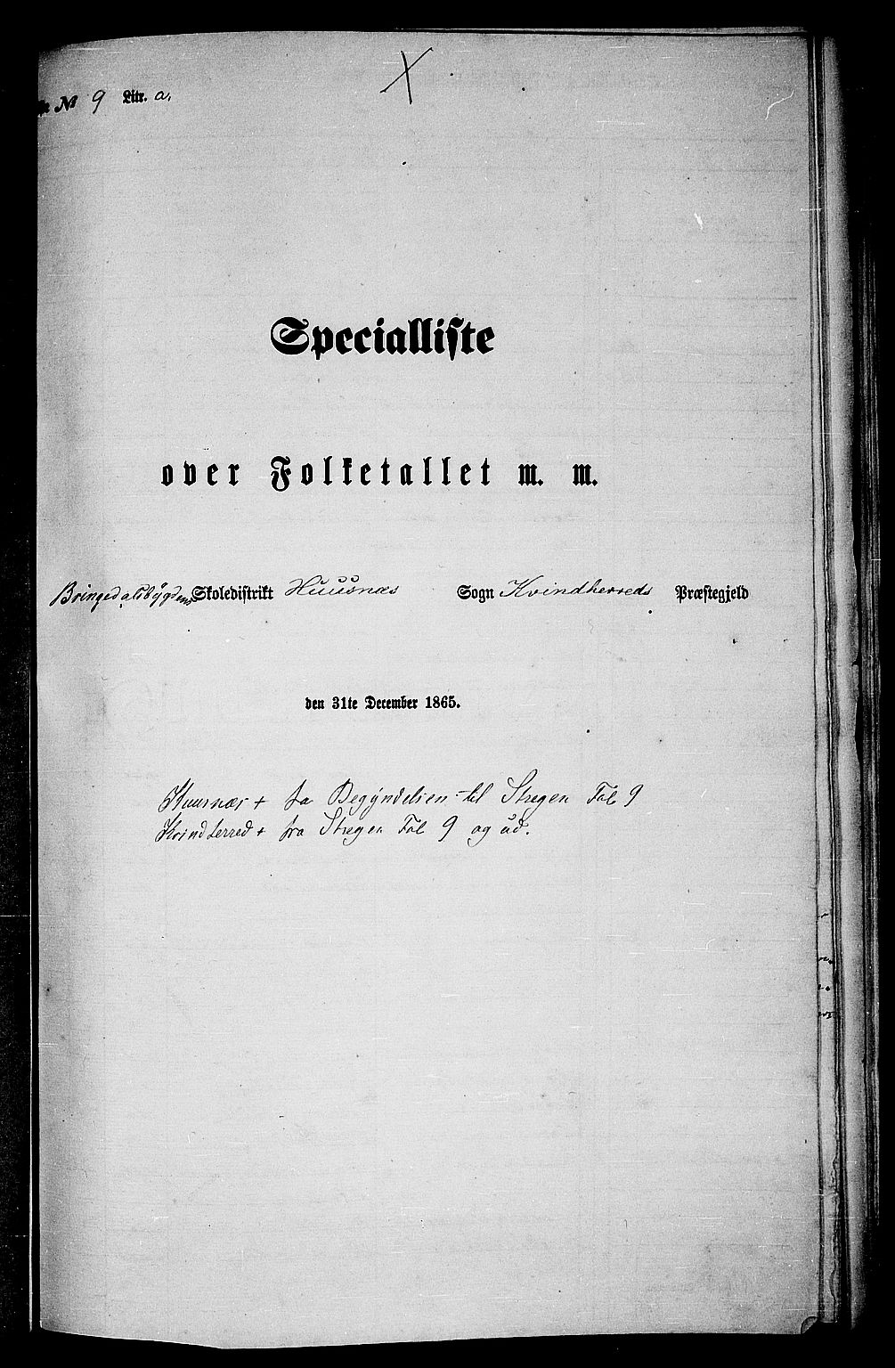 RA, Folketelling 1865 for 1224P Kvinnherad prestegjeld, 1865, s. 139