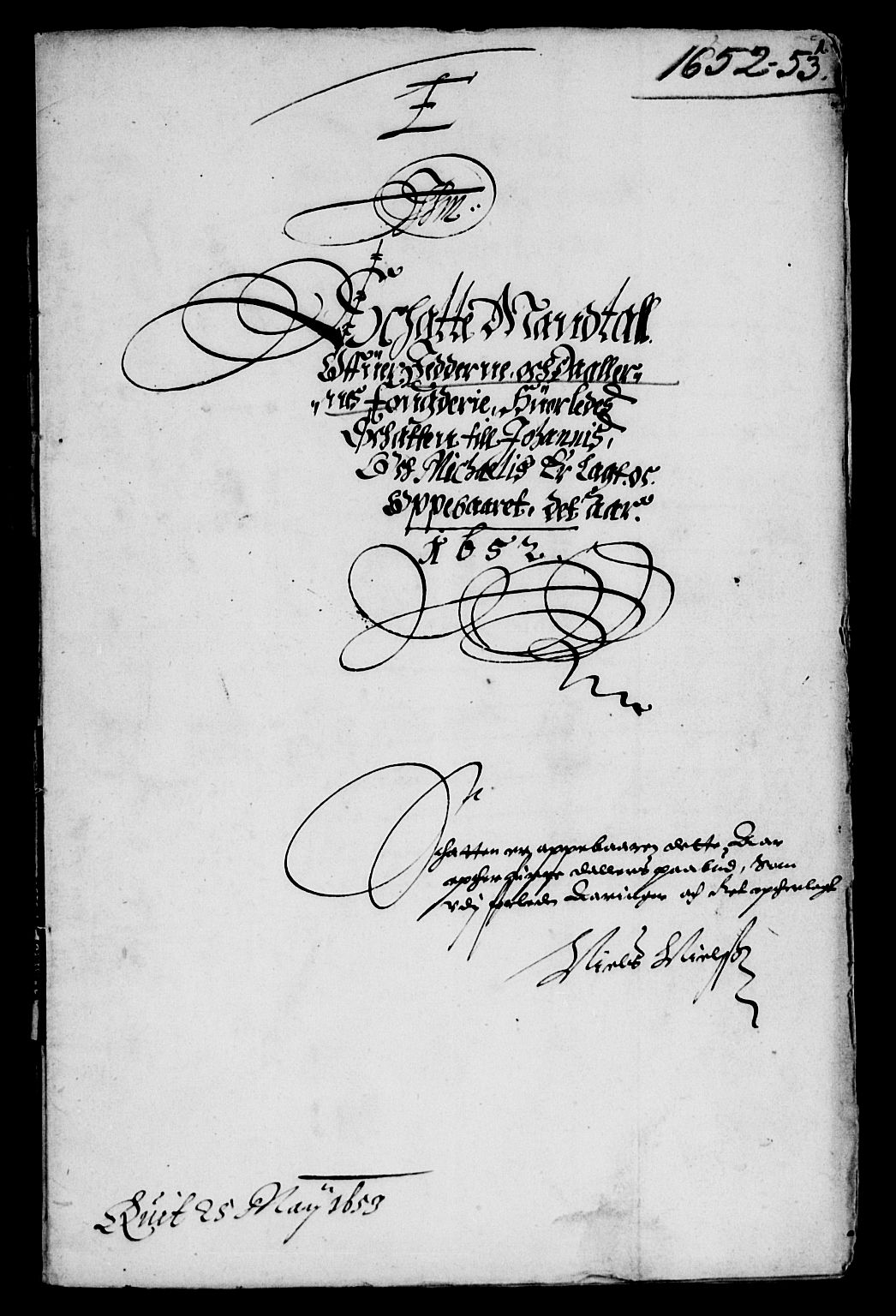 Rentekammeret inntil 1814, Reviderte regnskaper, Lensregnskaper, AV/RA-EA-5023/R/Rb/Rbs/L0034: Stavanger len, 1651-1653