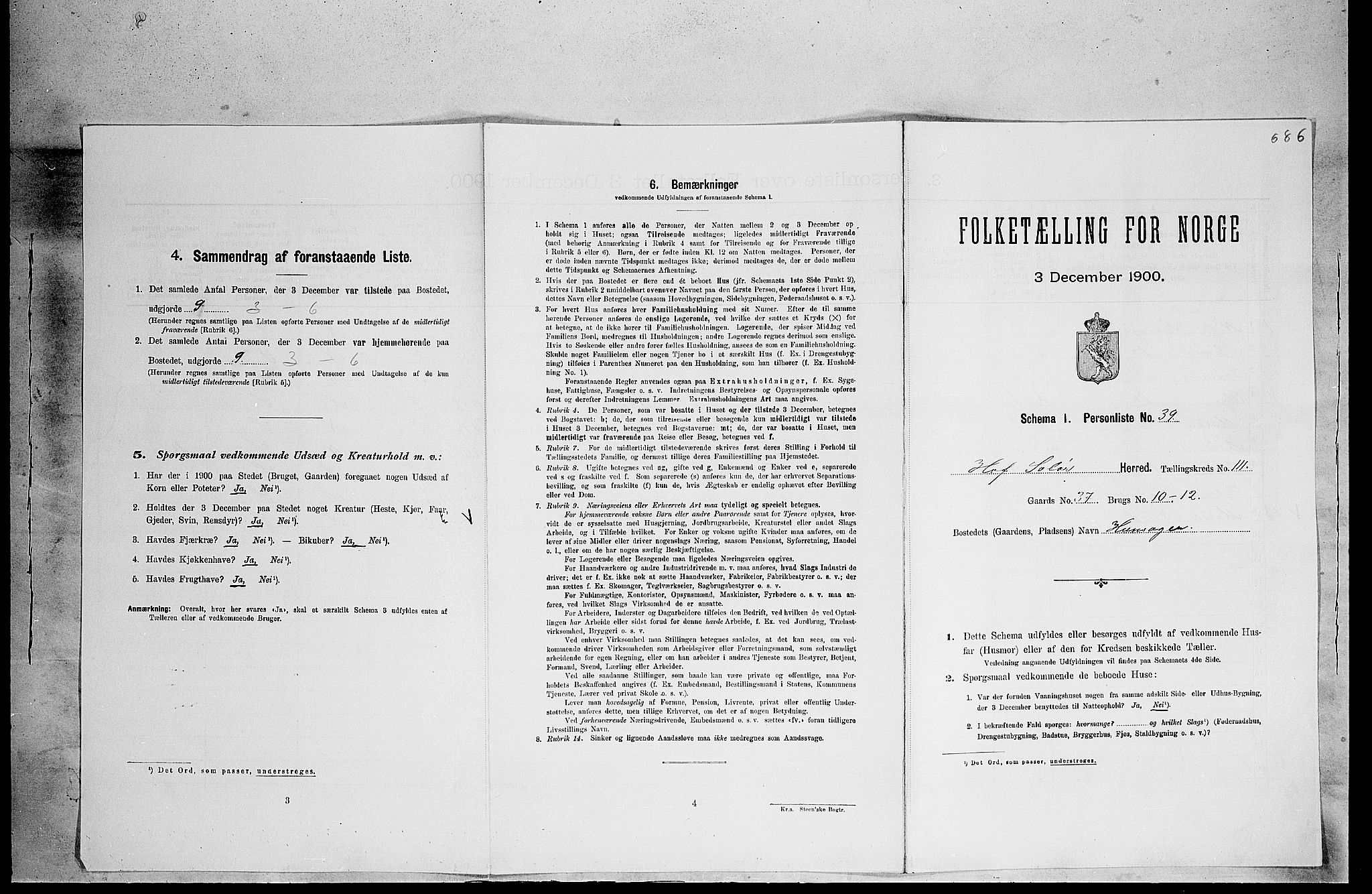 SAH, Folketelling 1900 for 0424 Hof herred, 1900, s. 560