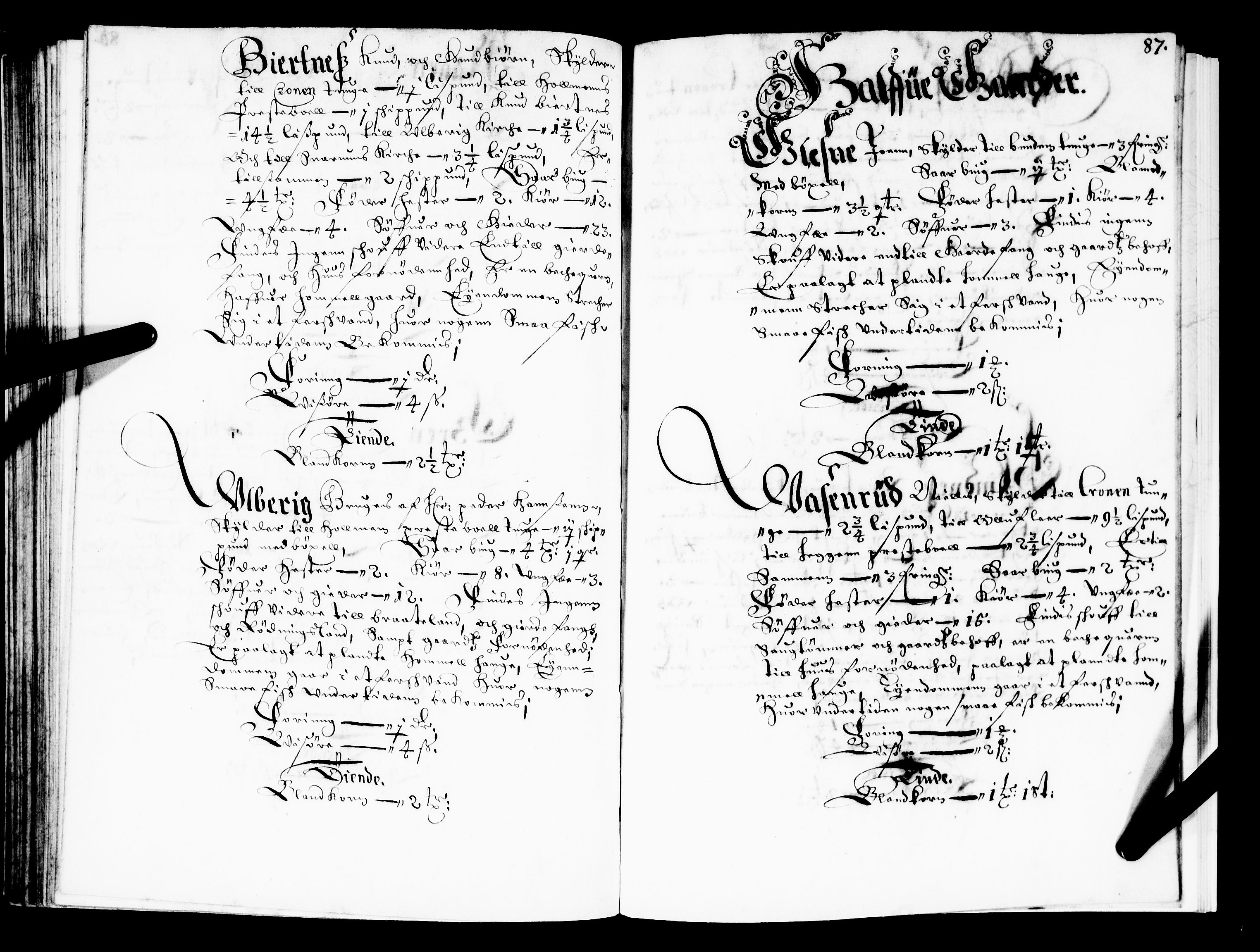 Rentekammeret inntil 1814, Realistisk ordnet avdeling, AV/RA-EA-4070/N/Nb/Nba/L0022: Buskerud fogderi, 1667, s. 86b-87a