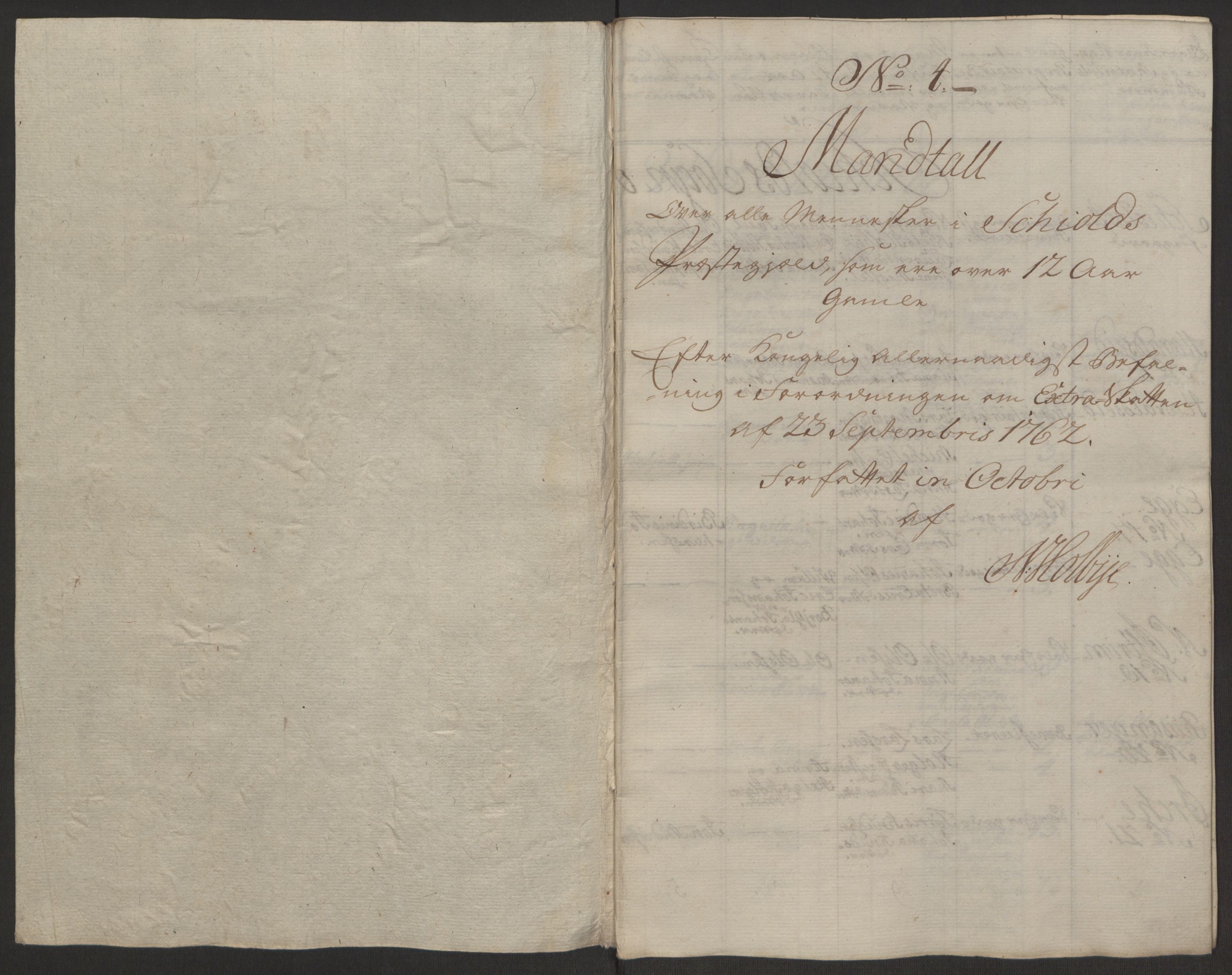 Rentekammeret inntil 1814, Reviderte regnskaper, Hovedkasseregnskaper, AV/RA-EA-4065/Rf/L0072b: Ekstraskatteregnskap, 1762, s. 215