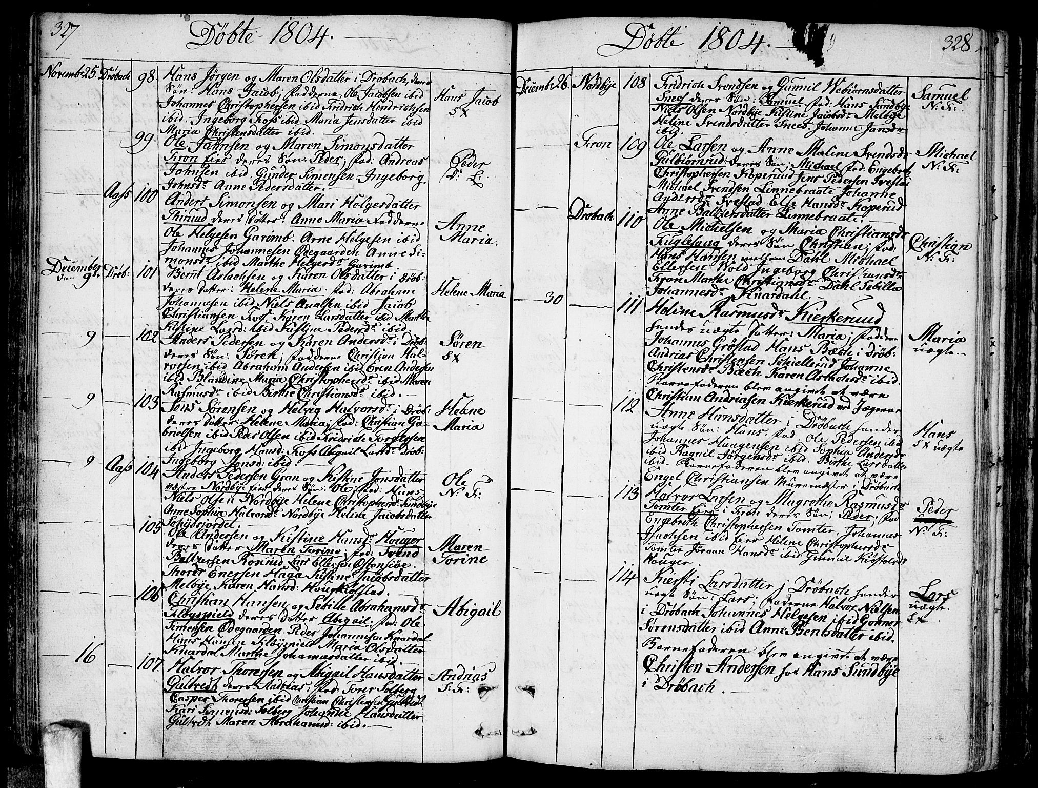 Ås prestekontor Kirkebøker, SAO/A-10894/F/Fa/L0002: Ministerialbok nr. I 2, 1778-1813, s. 327-328