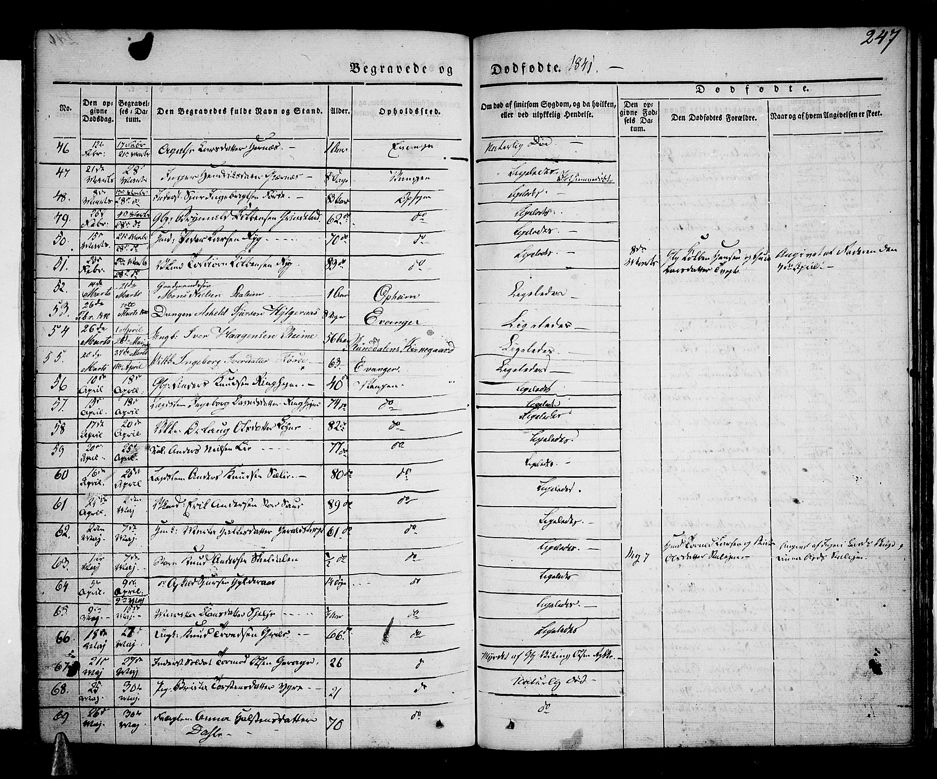 Voss sokneprestembete, AV/SAB-A-79001/H/Haa: Ministerialbok nr. A 13, 1836-1851, s. 247